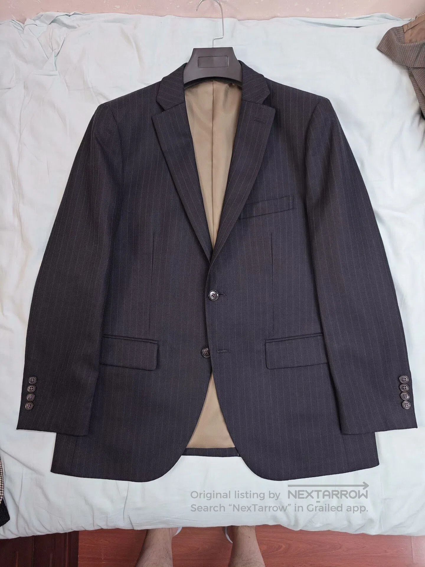 Abraham Moon & Sons British Moon Wool Tweed Suit Jacket. Size US M / EU 48-50 / 2 - 5 Thumbnail