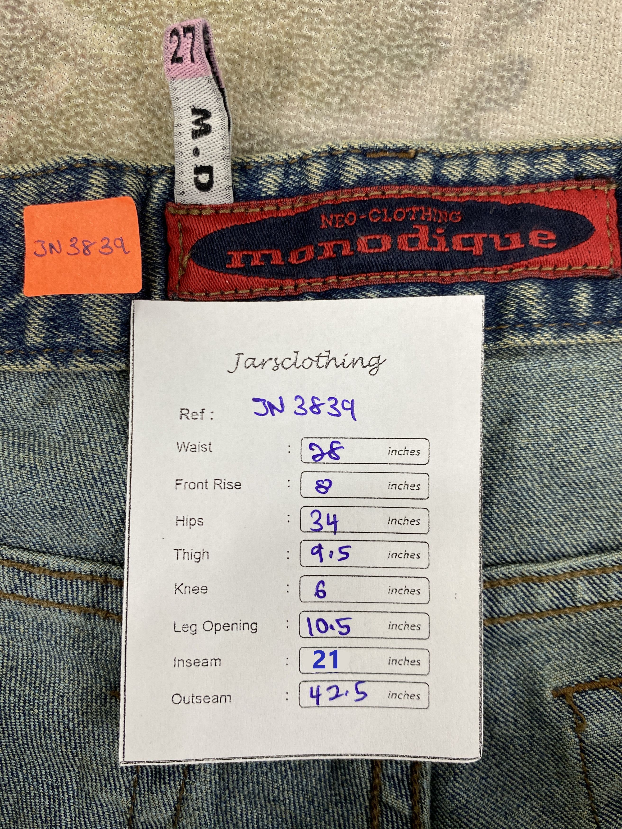 Japanese Brand Japanese Brand Distressed Blue Jeans 28x33 Denim- JN3839 Size 28" / US 6 / IT 42 - 8 Thumbnail