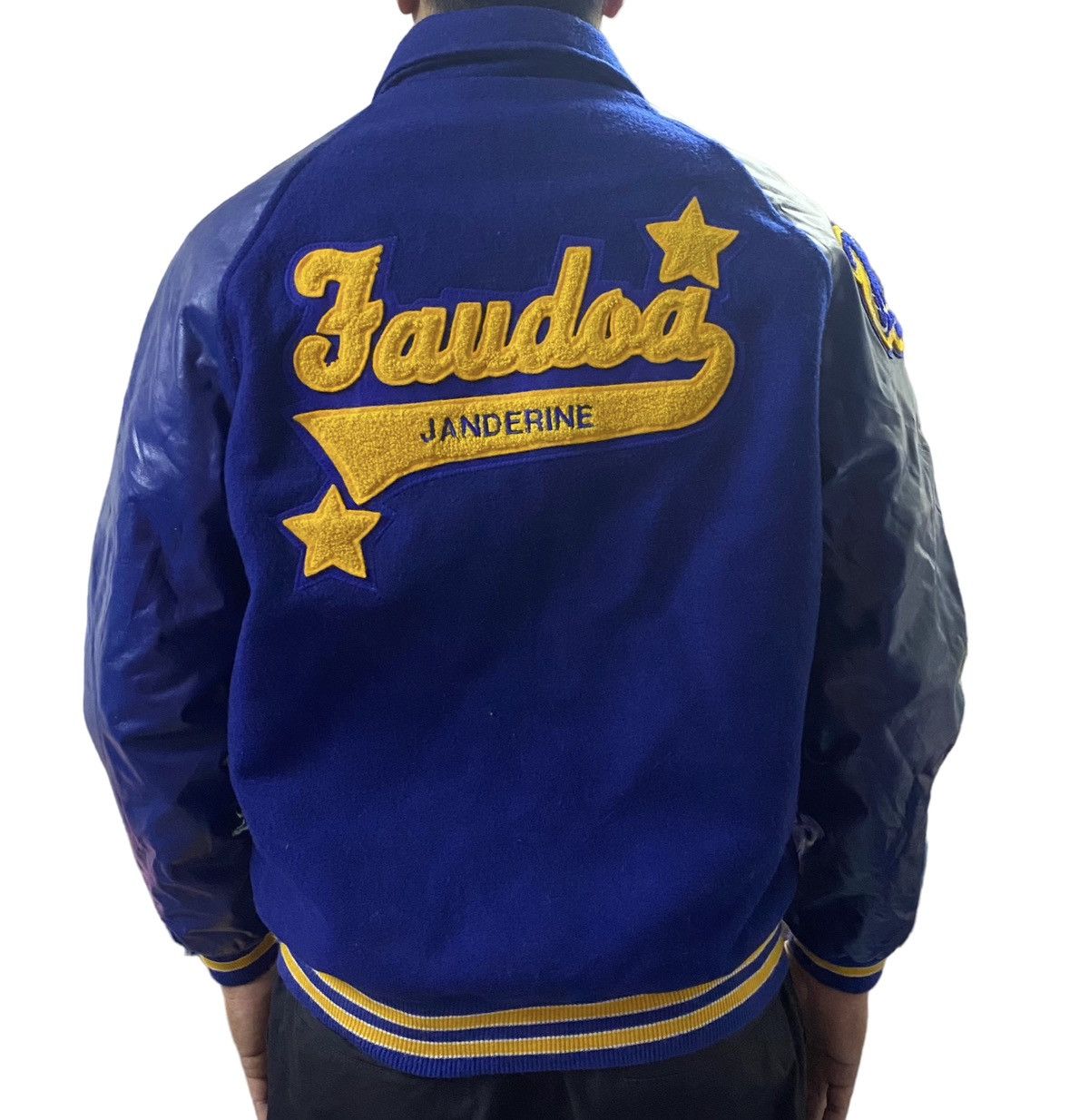 Vintage Vintage J.Faudoa Wool Varsity Jacket Size US S / EU 44-46 / 1 - 3 Thumbnail