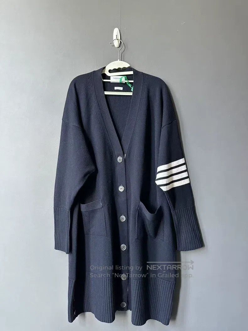 Thom Browne Thom Browne Long Wool Cardigan Size S / US 4 / IT 40 - 1 Thumbnail