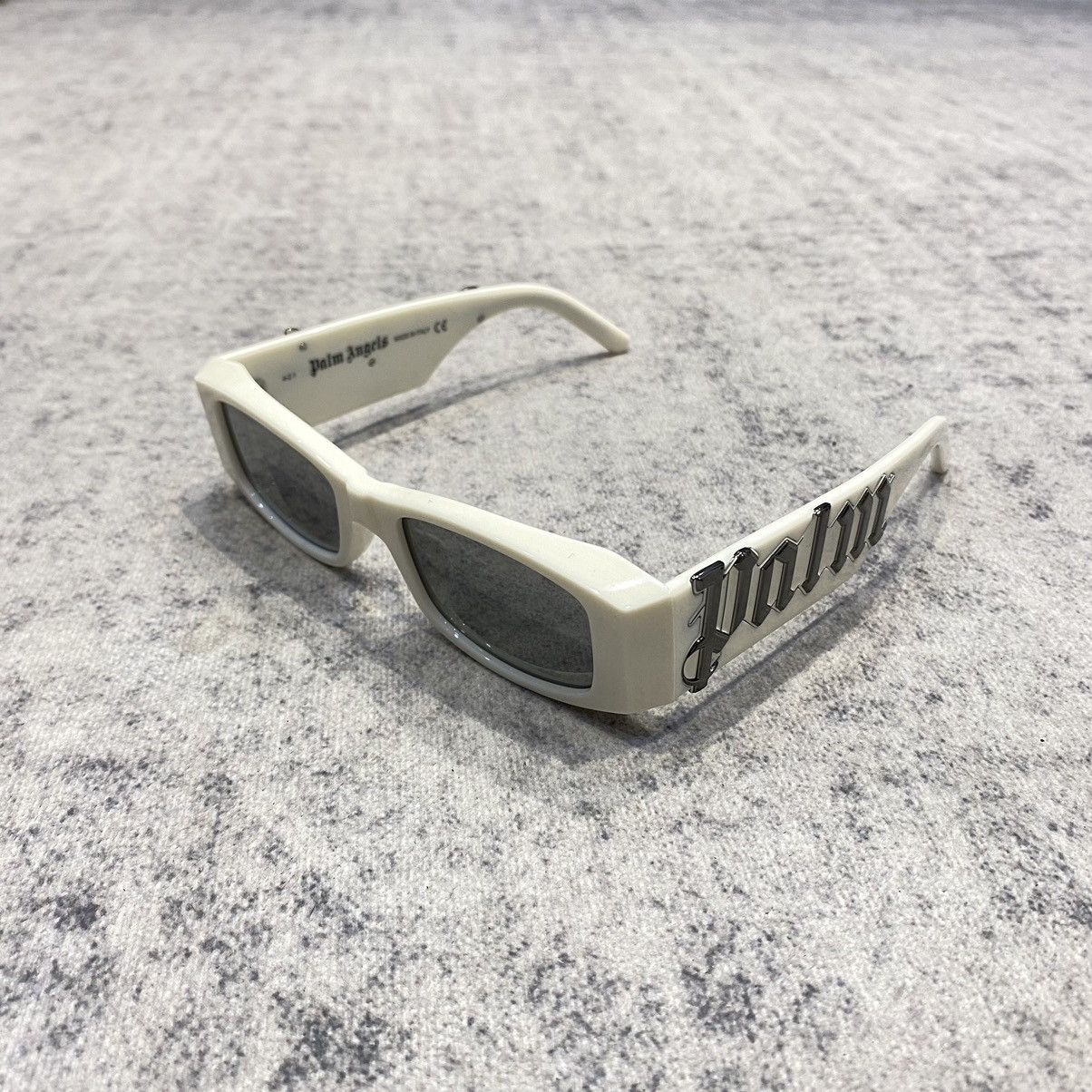 Palm Angels PALM ANGELS PERI007S22PLA0010172 Sunglasses WHITE Size ONE SIZE - 1 Thumbnail