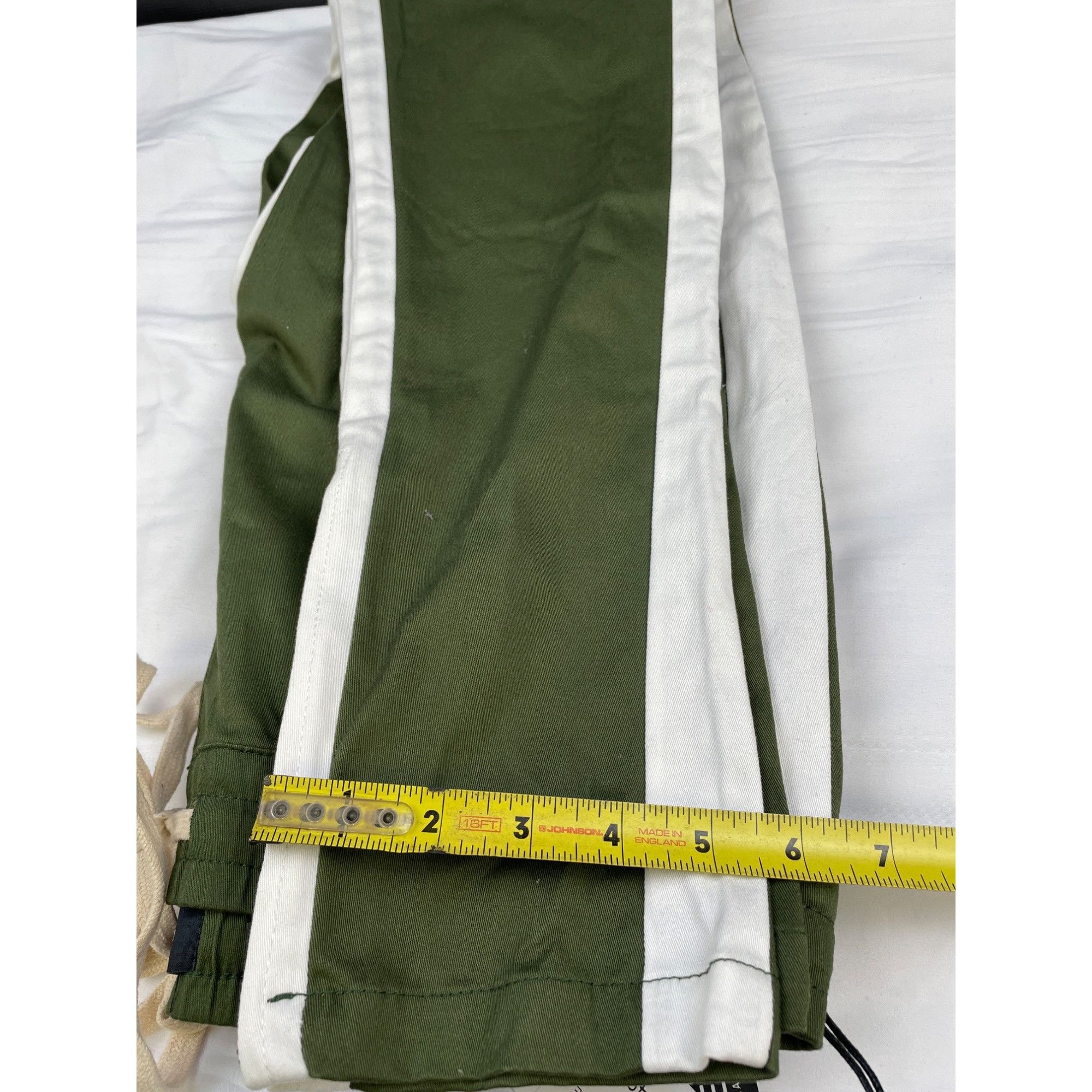 Kayden K Kayden K Men's Olive/White Stretch Joggers/Pants NWT Size L Size US 36 / EU 52 - 8 Thumbnail