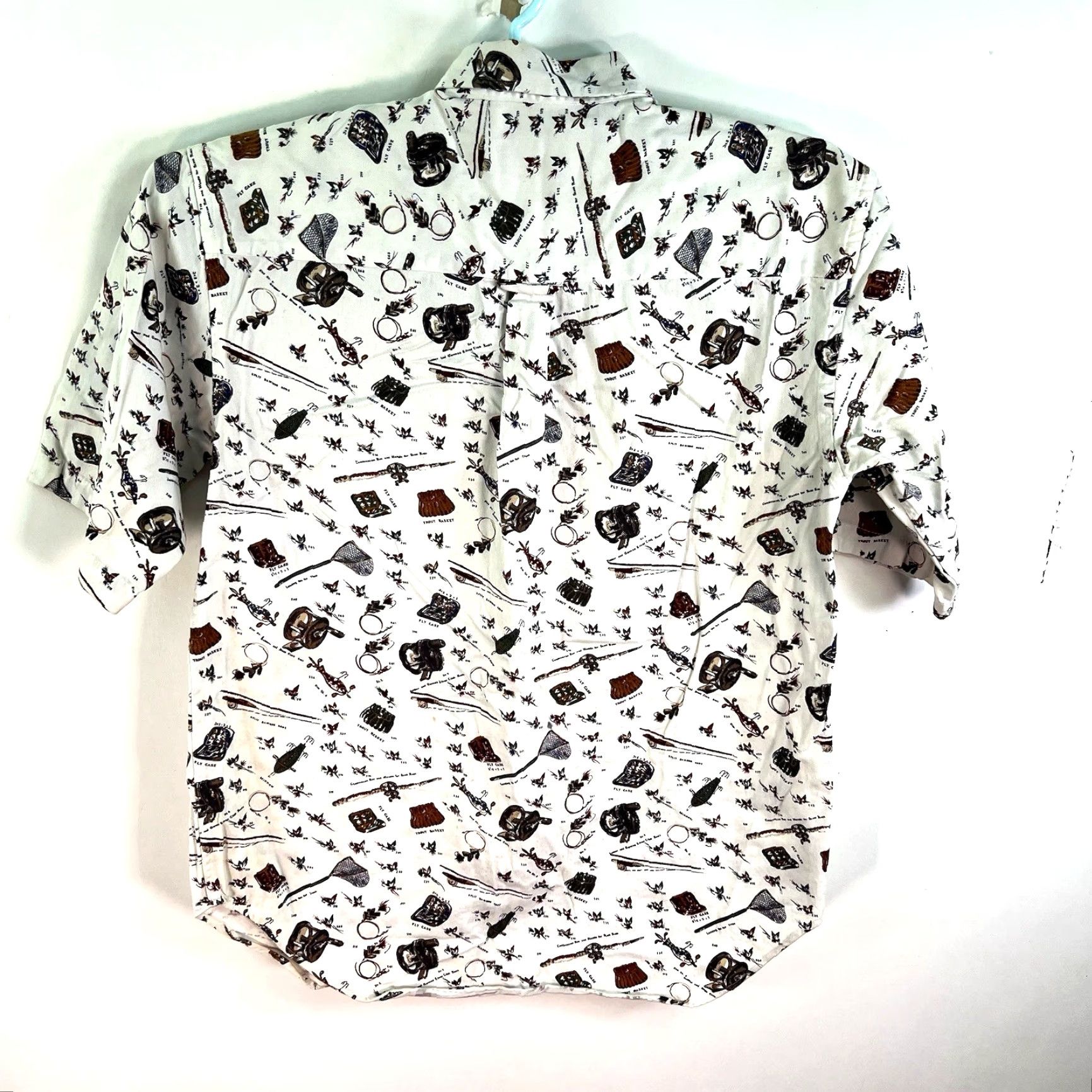 Vintage VINTAGE Bimini Bay Fly Fishing Button-Down Shirt Men's Size M Short Sleeve Beige Animal Print Size US M / EU 48-50 / 2 - 4 Thumbnail