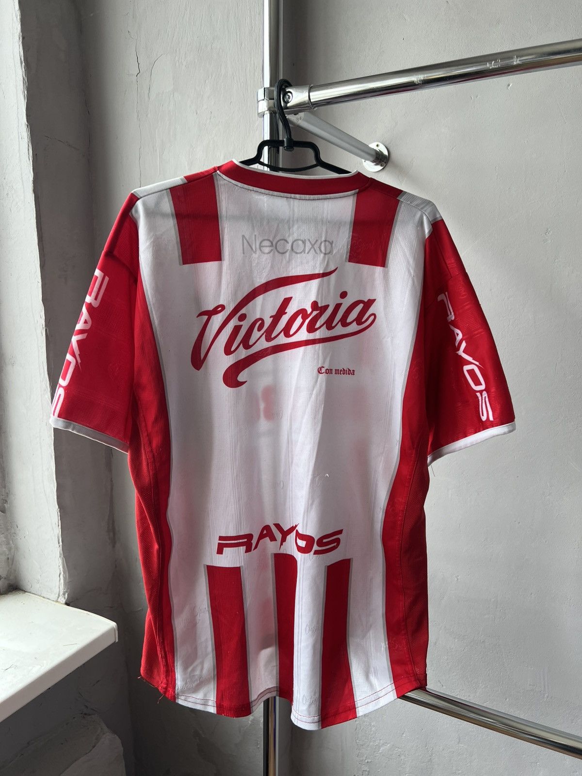 Vintage VINTAGE RAYOS DE NECAXA MEXICO SOCCER JERSEY FOOTBALL SHIRT Size US XXL / EU 58 / 5 - 17 Thumbnail