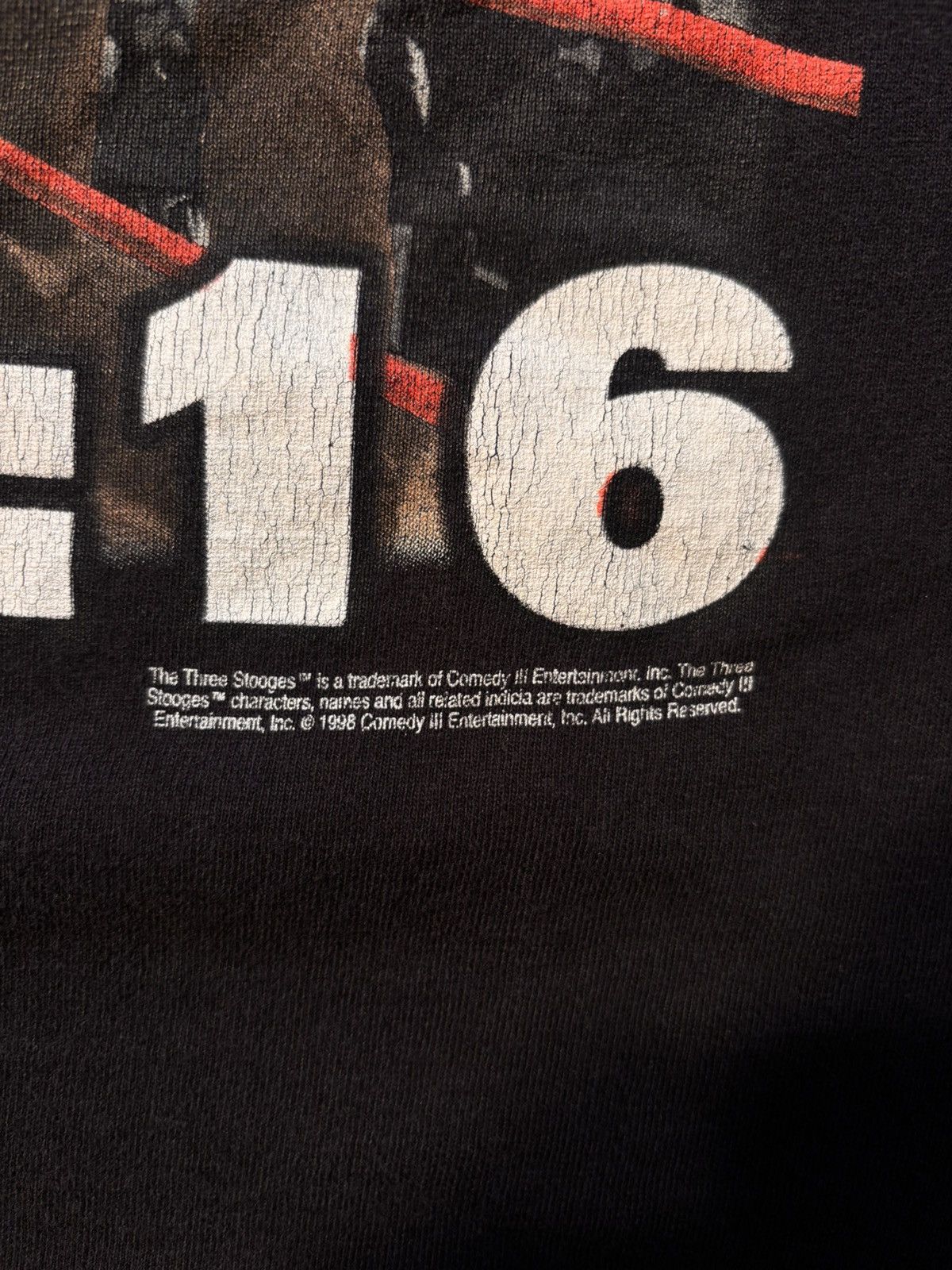 WWF Vtg Three Stooges Curly Stone Cold 316 WWF Parody 90’s USA Size US XL / EU 56 / 4 - 3 Thumbnail