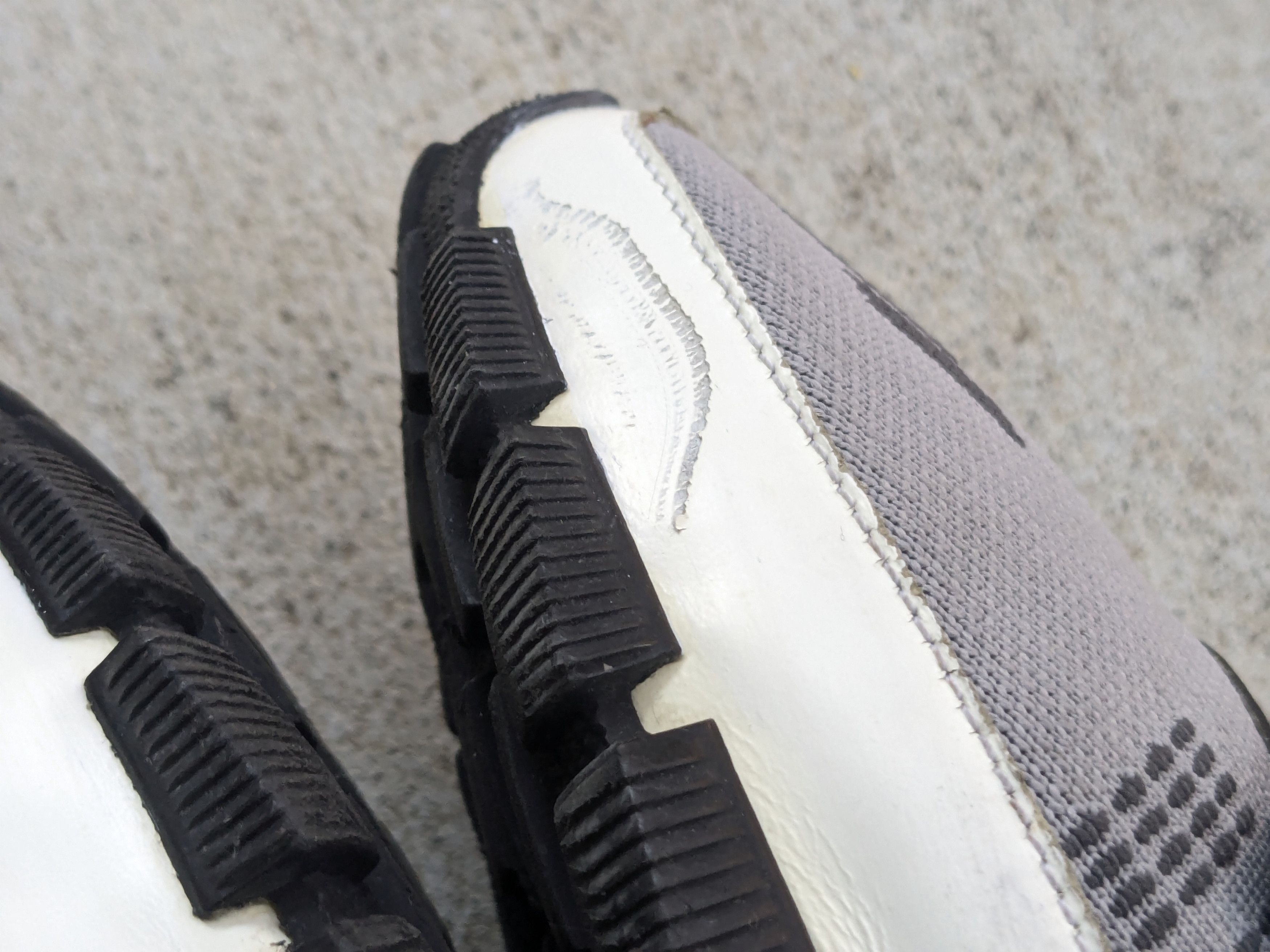 Prada Cross Section Sneakers Gray White 9.5 Low Tops