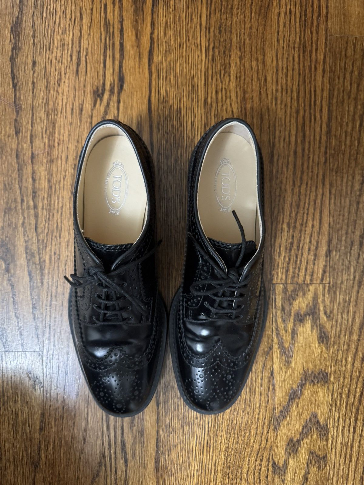 Tod's New Tod’s Wingtips Size US 6.5 / IT 36.5 - 2 Thumbnail