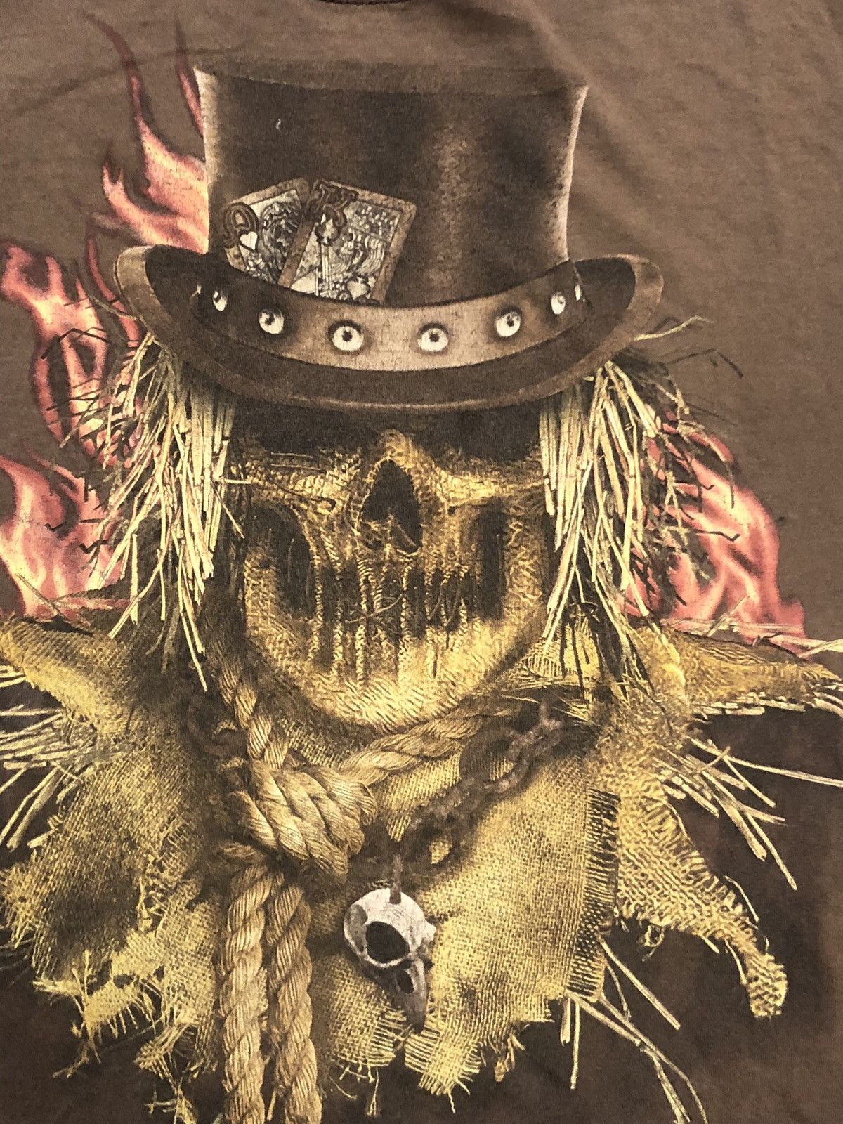 Vintage Y2K Halloween Spooky Scarecrow Tee Size US L / EU 52-54 / 3 - 2 Thumbnail