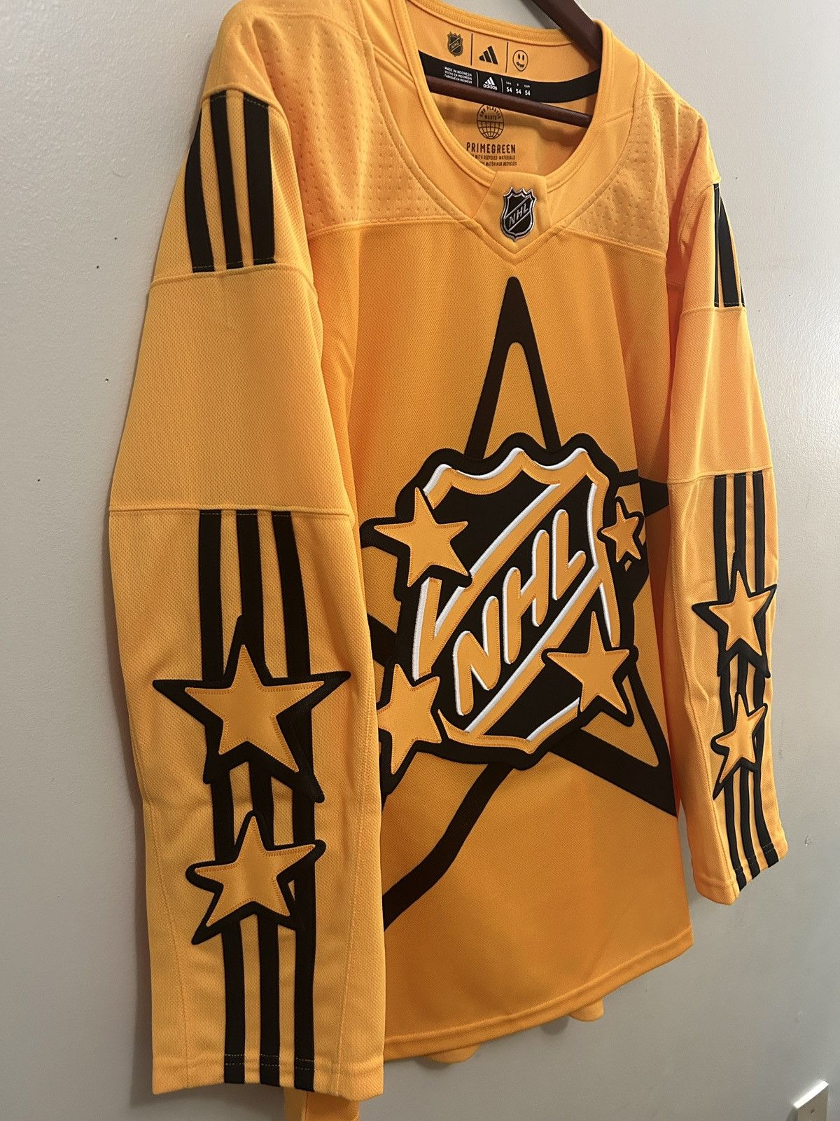 Adidas × NHL 2024 All Star Game Adidas x Drew House Yellow NHL Jersey Size US XL / EU 56 / 4 - 2 Thumbnail