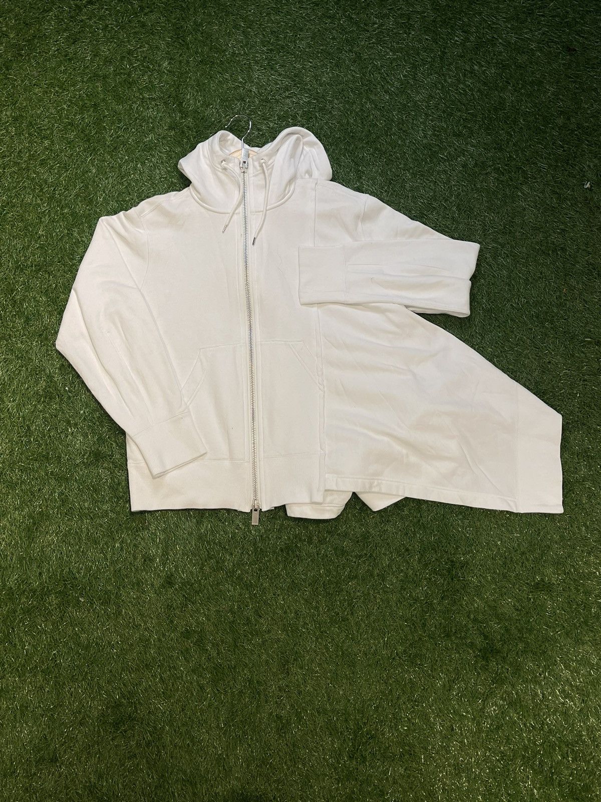 image of Sacai “Abstract” Zip Up White, Men's (Size Large)