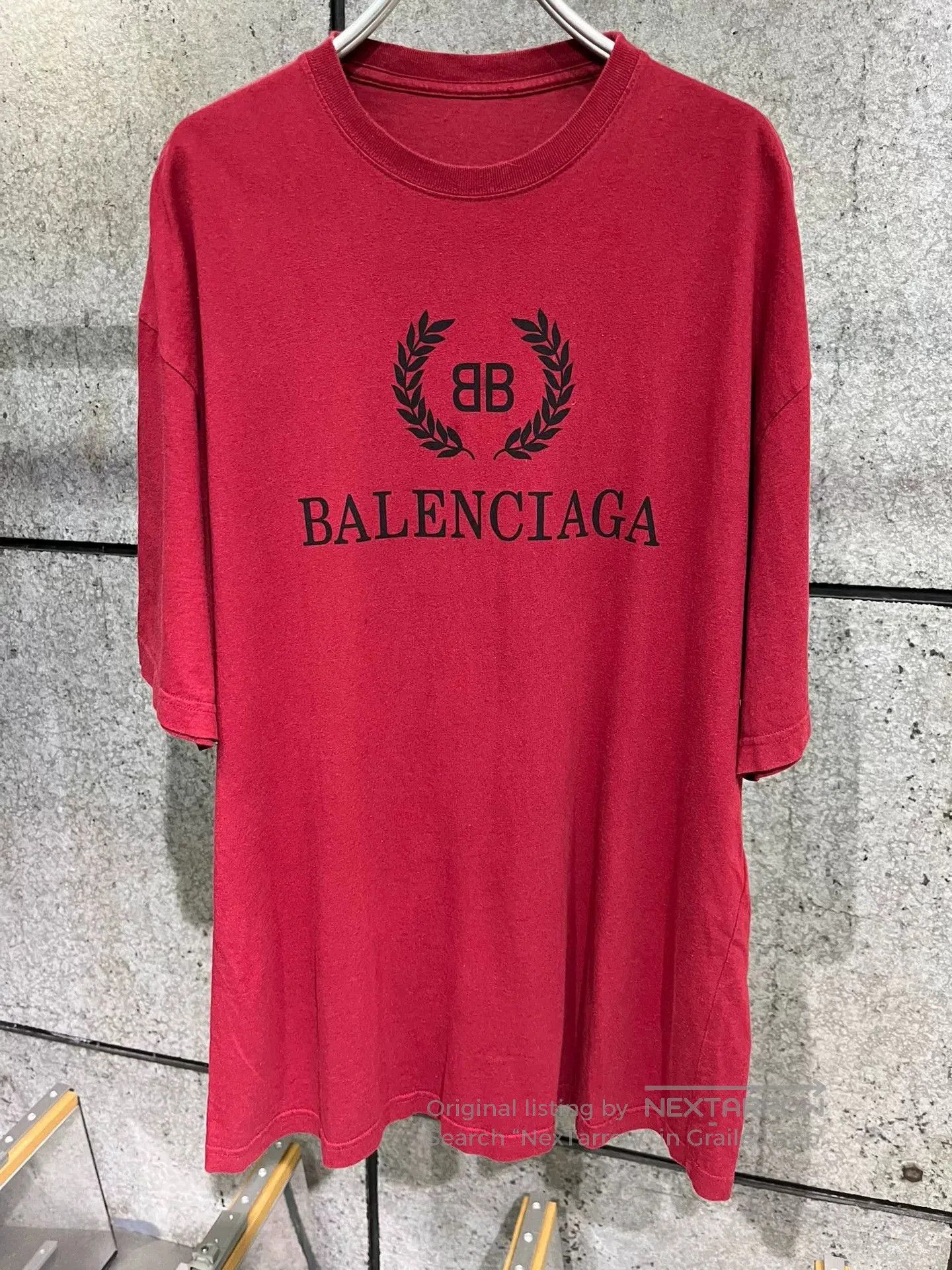 Balenciaga Red Wheat Short Sleeve S.