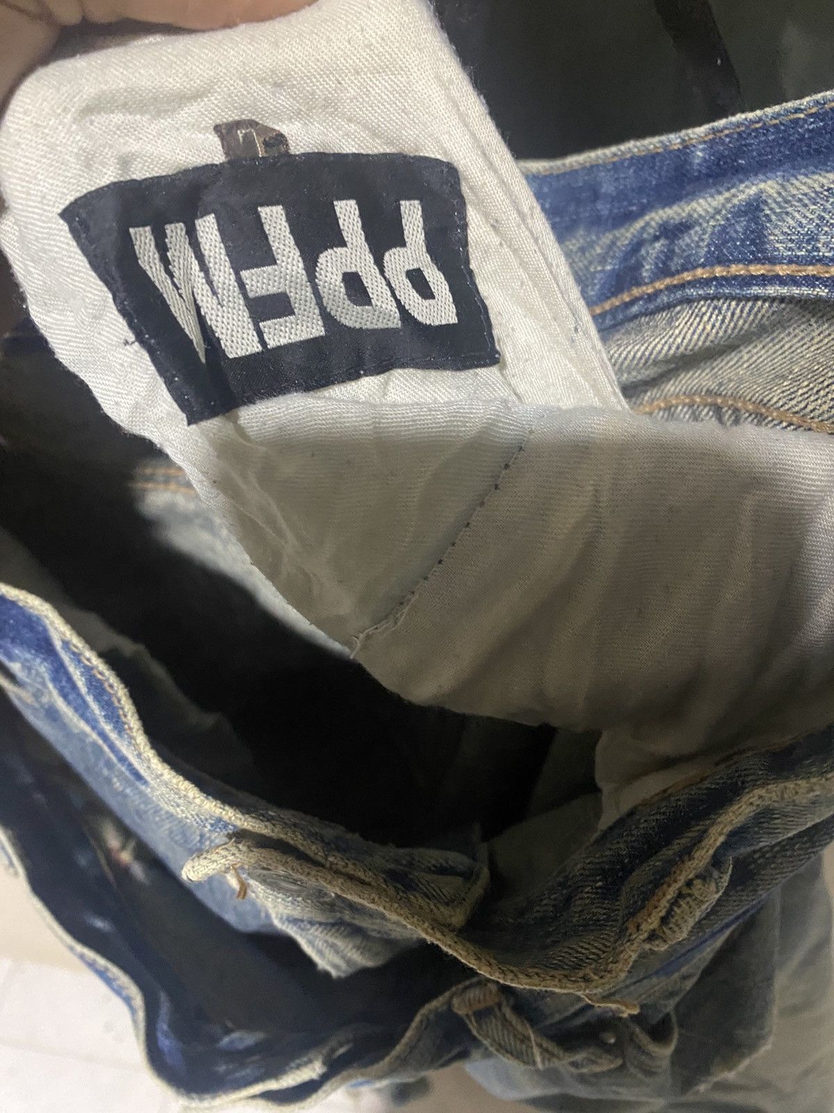 PPFM PPFM Double Waist Denim Size US 33 - 9 Thumbnail