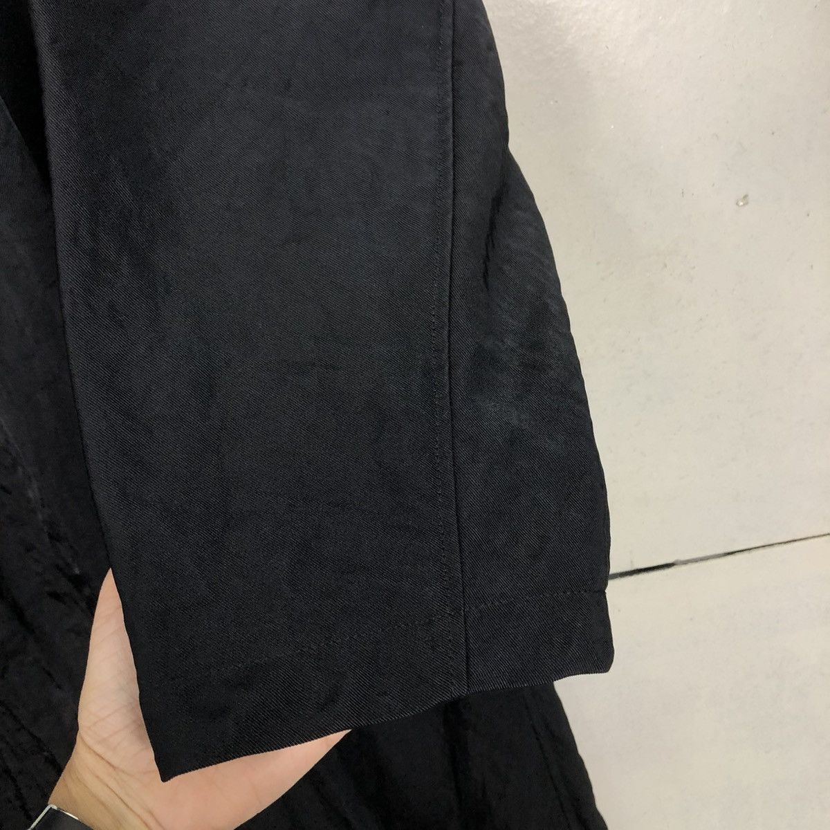 Japanese Brand 🔥ROCH BLACK LONG JACKET OVERSIZED HOMMA JAPAN ISSEY MIYAKE Size US M / EU 48-50 / 2 - 14 Thumbnail