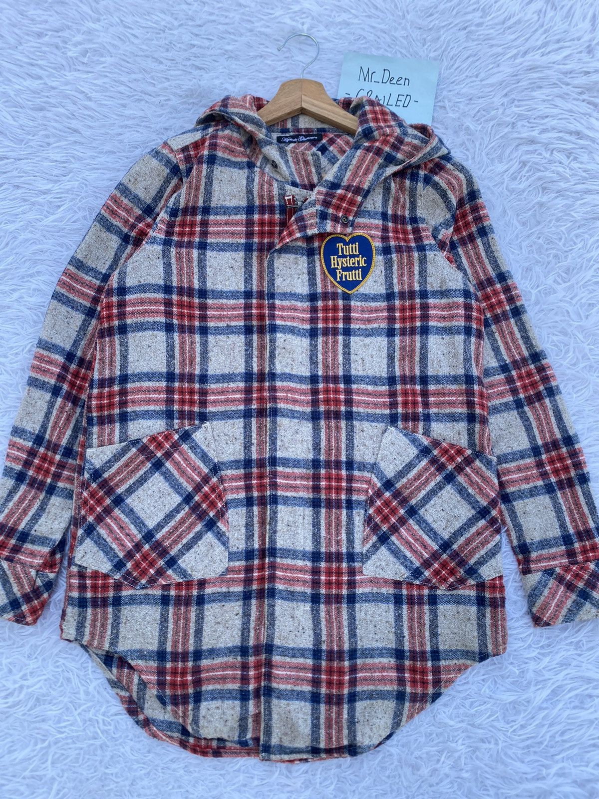Hysteric Glamour Rare Vintage Hysteric Glamour Checkered Hooded Flannel Size US M / EU 48-50 / 2 - 4 Thumbnail