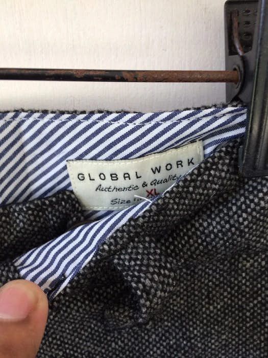 Global Work × Japanese Brand Global Work Wool Casual Pants Size US 35 - 3 Thumbnail