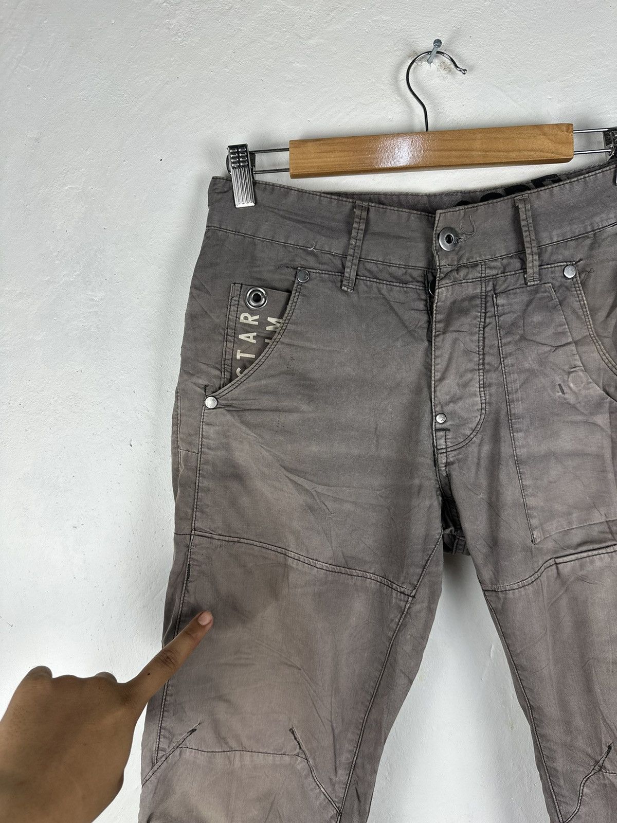 G-Star G STAR RAW DENIM CARGO PANTS MULTIPOCKET STREETWEAR Size US 30 / EU 46 - 5 Thumbnail