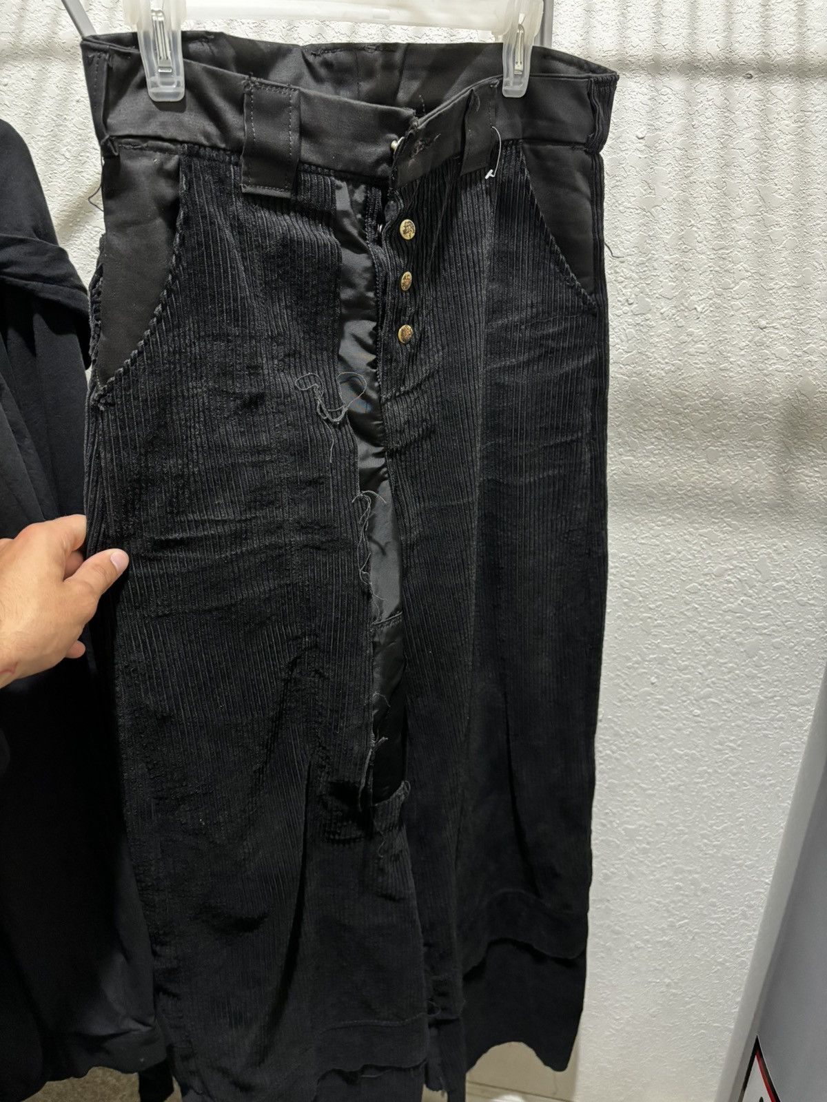 Rick Owens Swampgod Stovel Wide Black Pants Size US 31 - 4 Thumbnail