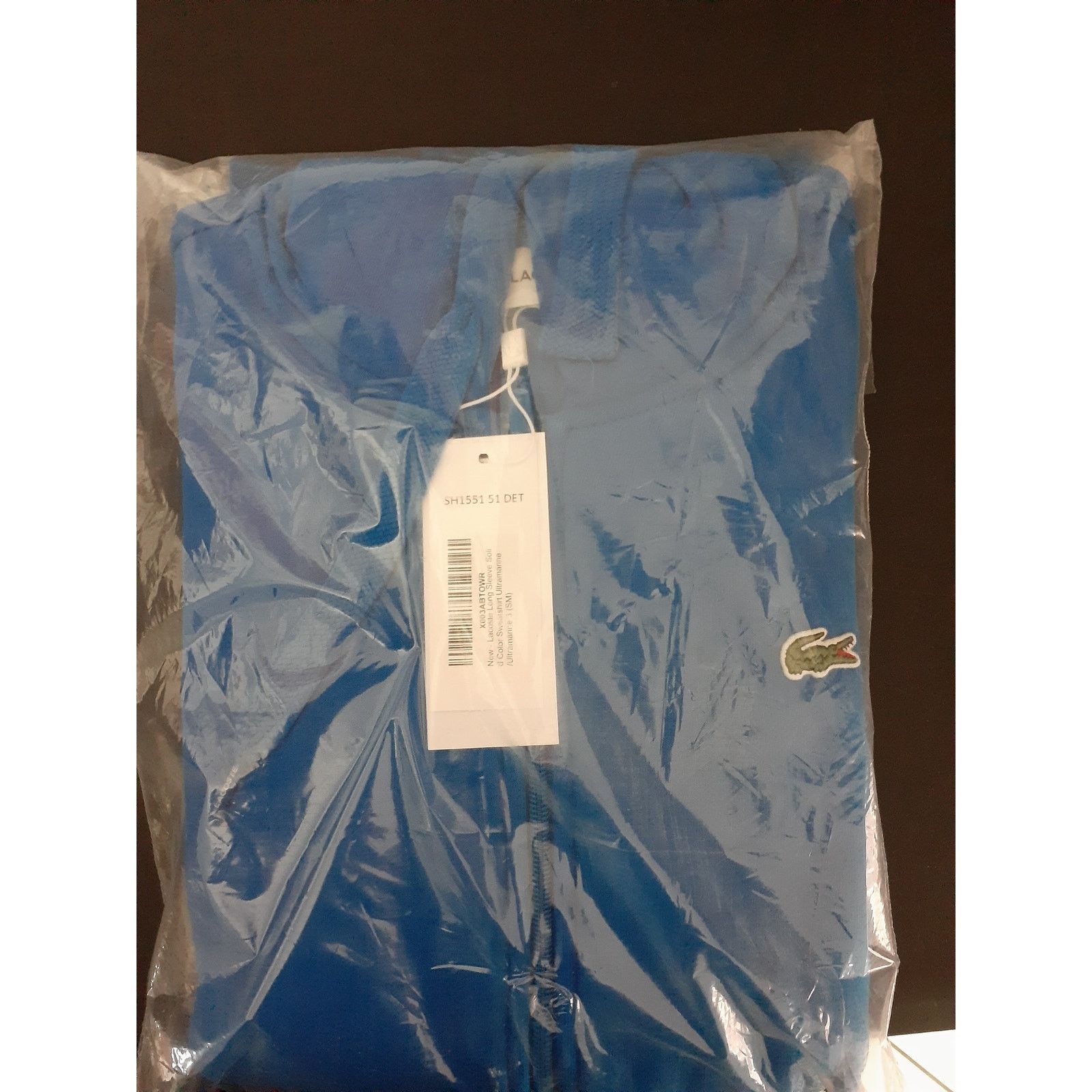 Lacoste Lacoste Men's Full Zip Fleece Sweatshirt Ultra Marine S Size US S / EU 44-46 / 1 - 2 Thumbnail