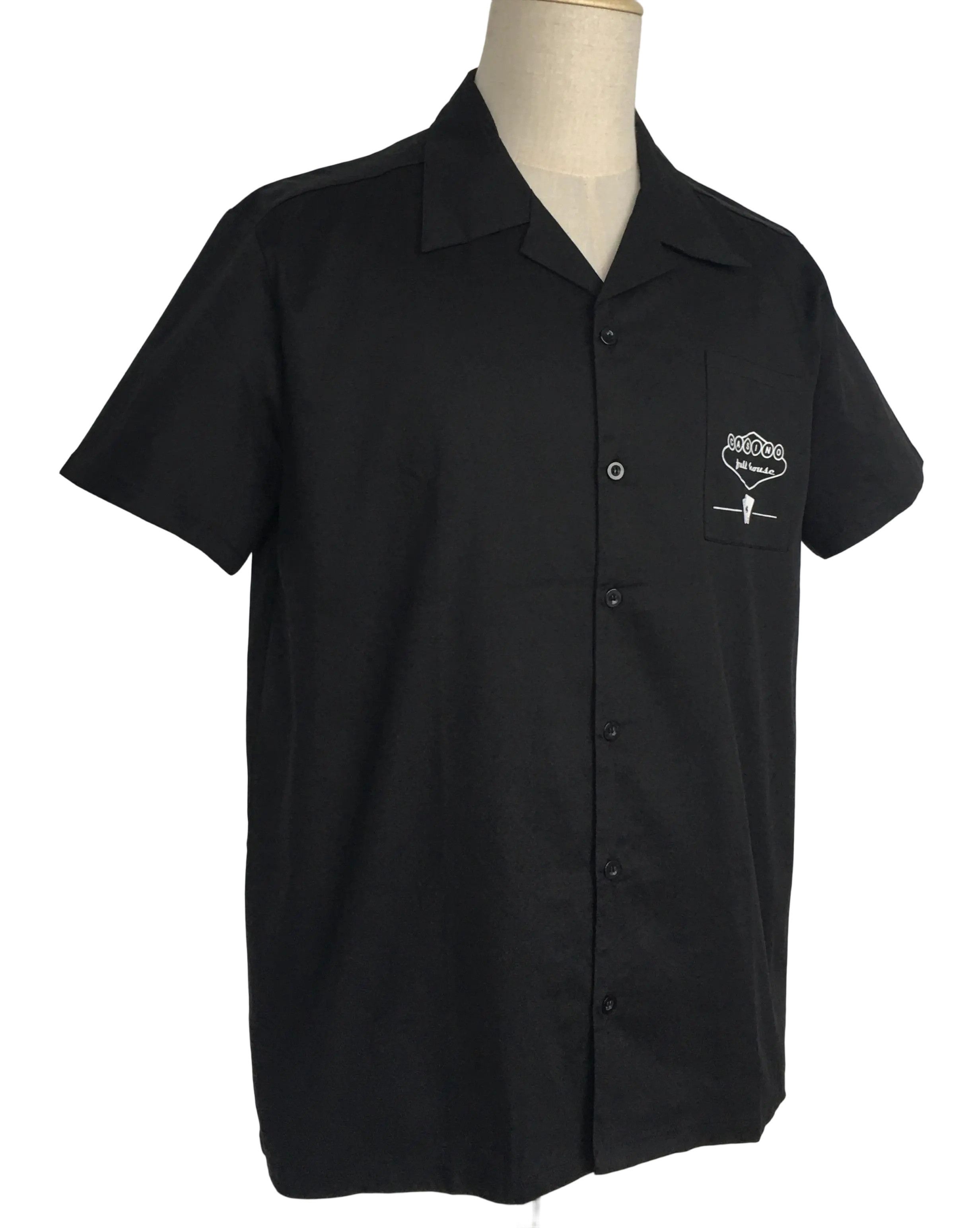 Other Black Men Shirts Solid Color Workshirt Printed On The Pocket Size US XXL / EU 58 / 5 - 2 Thumbnail