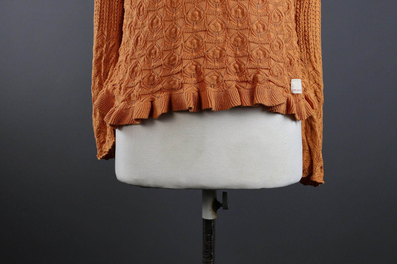 Designer Ladies Odd Molly Crochet Mesh Sweater Size 0 Size XS / US 0-2 / IT 36-38 - 3 Thumbnail
