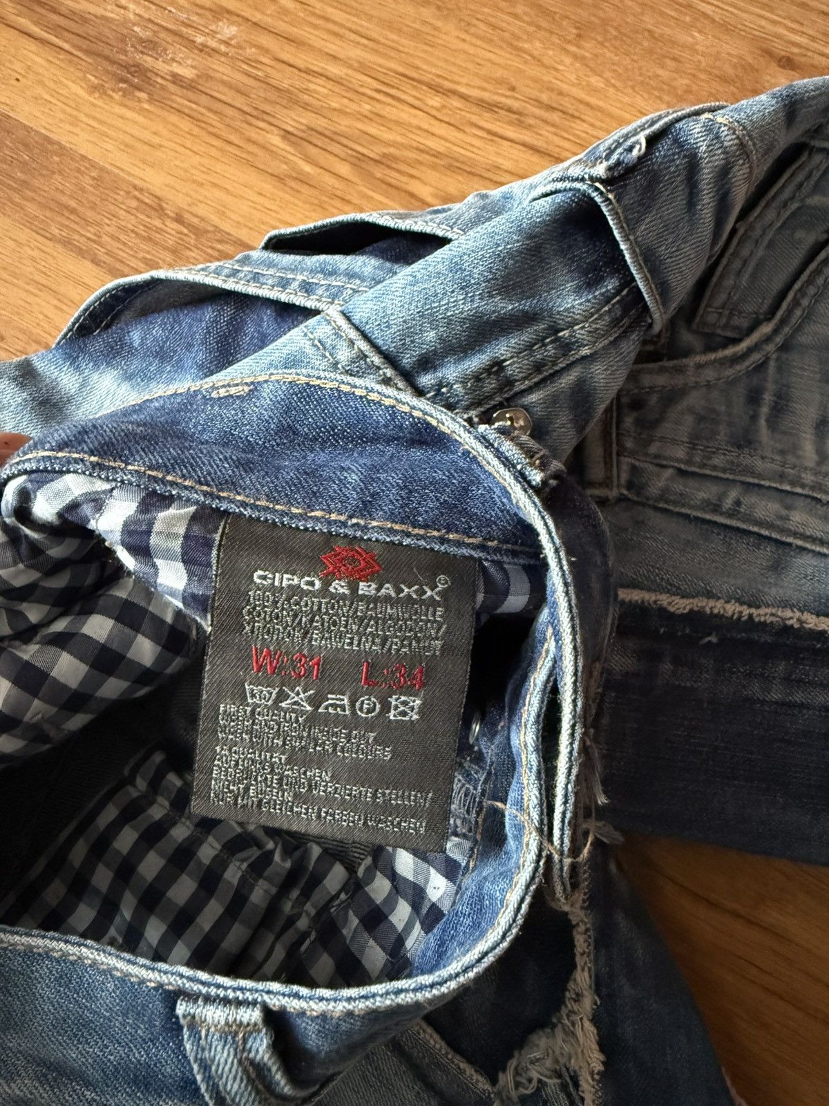Japanese Brand LGB Style Reworked Denim Size US 31 - 7 Thumbnail