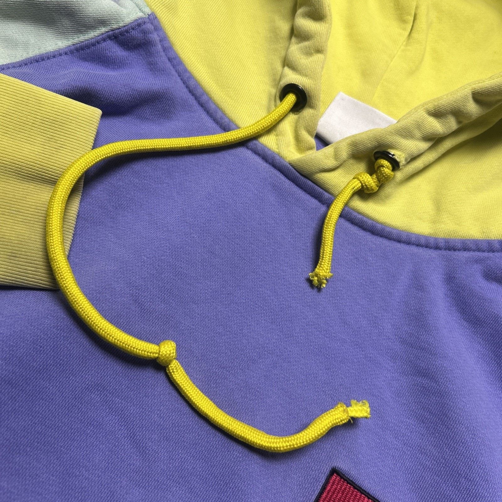 Teddy Fresh Teddy Fresh Color Block Pastel Hoodie Small Patchwork Stains Size US S / EU 44-46 / 1 - 9 Thumbnail