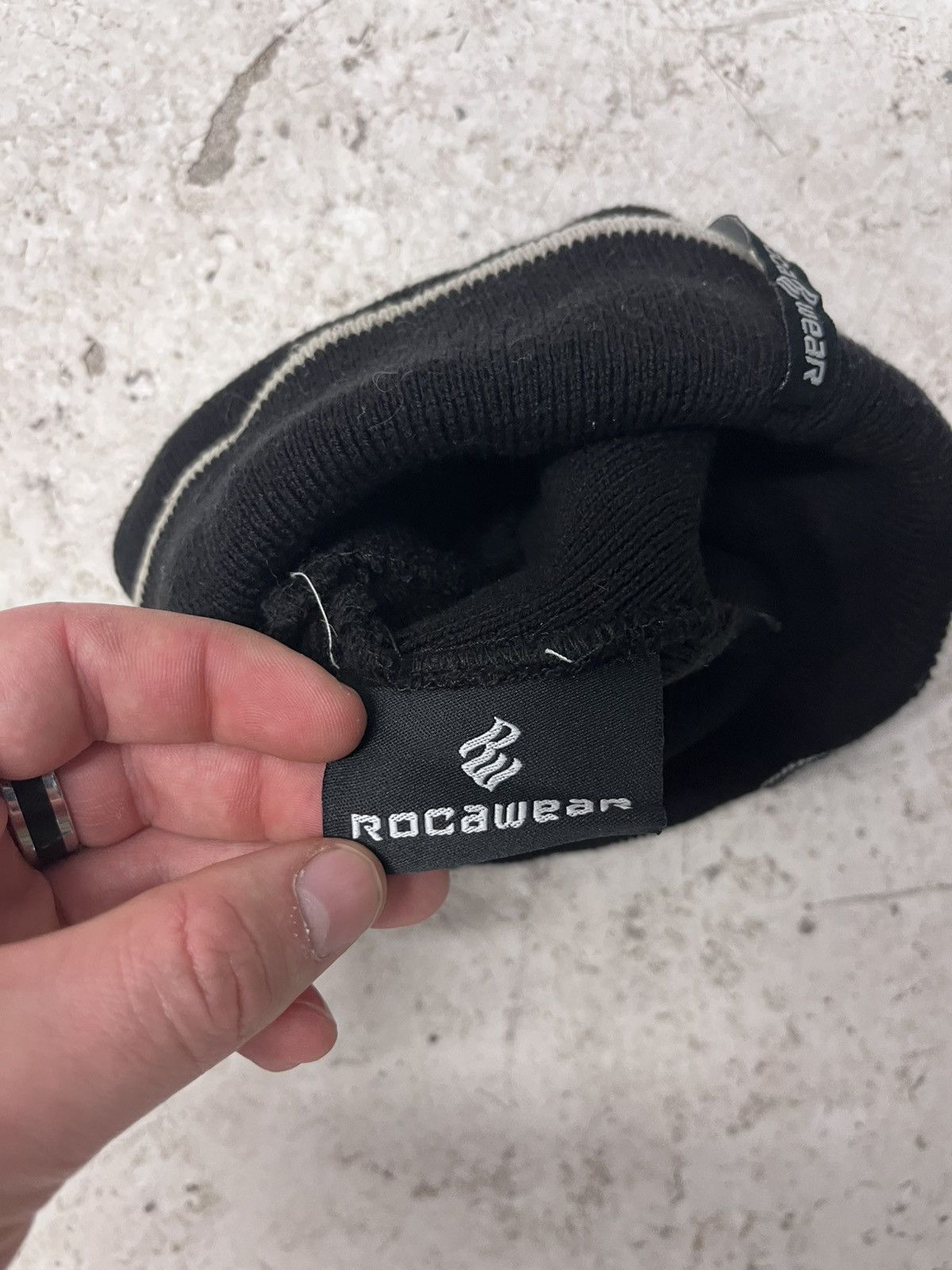 Rocawear Y2k rocawear black beanie Size ONE SIZE - 3 Thumbnail