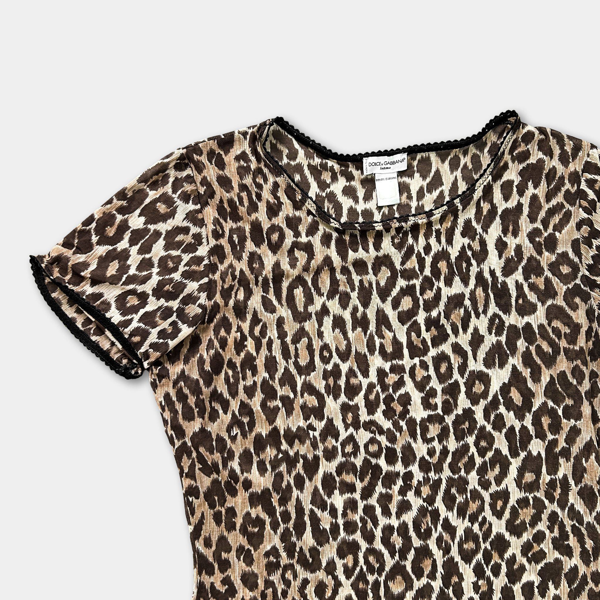 Dolce & Gabbana Dolce & Gabbana Animal Print Tee Size M / US 6-8 / IT 42-44 - 2 Thumbnail