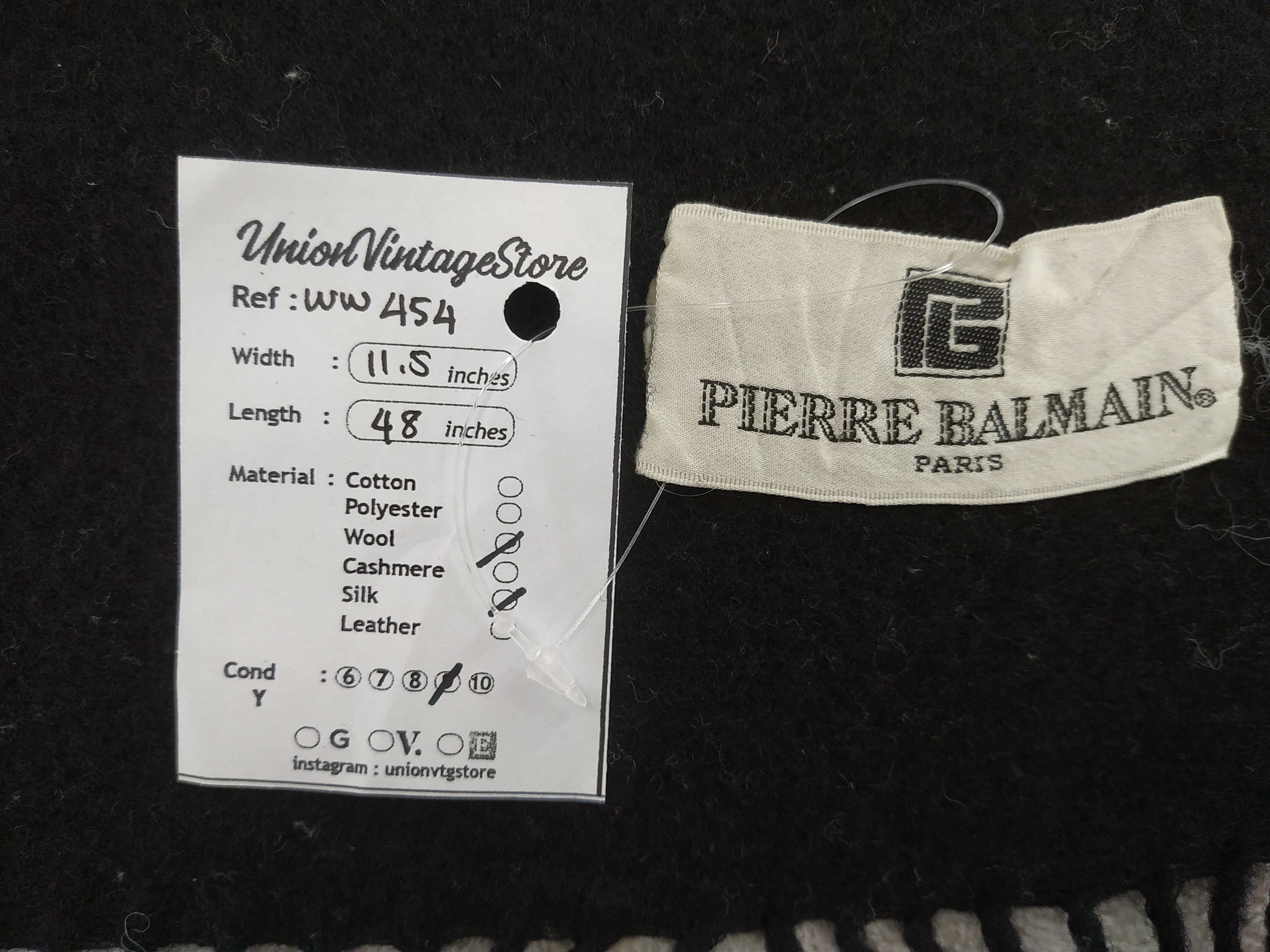 Vintage Pierre Balmain Scarf / Muffler / Neckwear - WW454 Size ONE SIZE - 6 Thumbnail