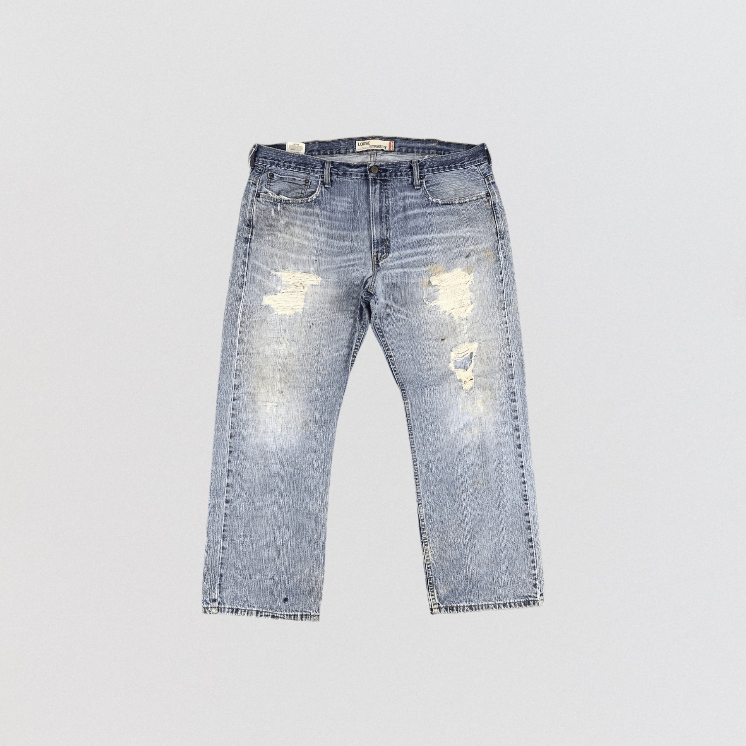 Levi's × Vintage Vintage Distress Levis 569 Jeans-JM1257 Size US 43 - 1 Thumbnail