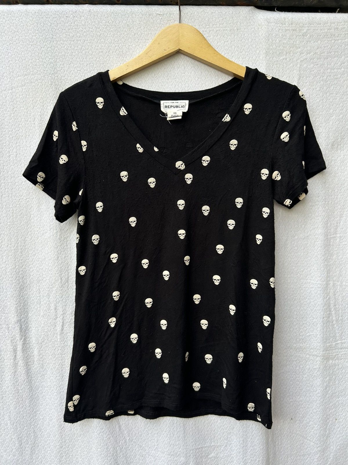 For The Republic Punk Skull Tees