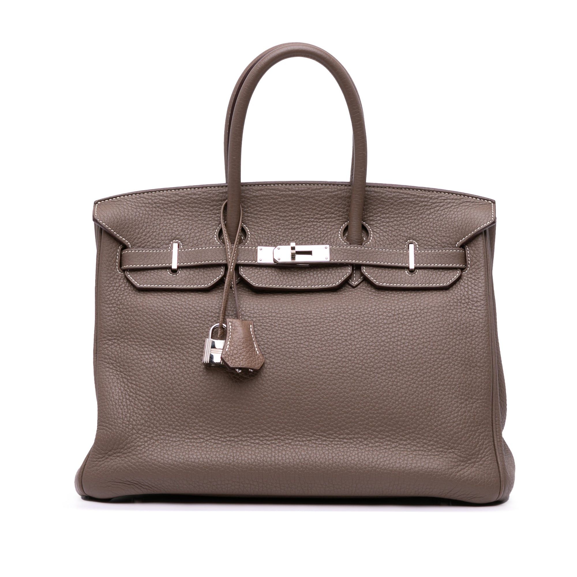 Hermes Hermès Togo Birkin Retourne 35 Brown Size ONE SIZE - 1 Thumbnail