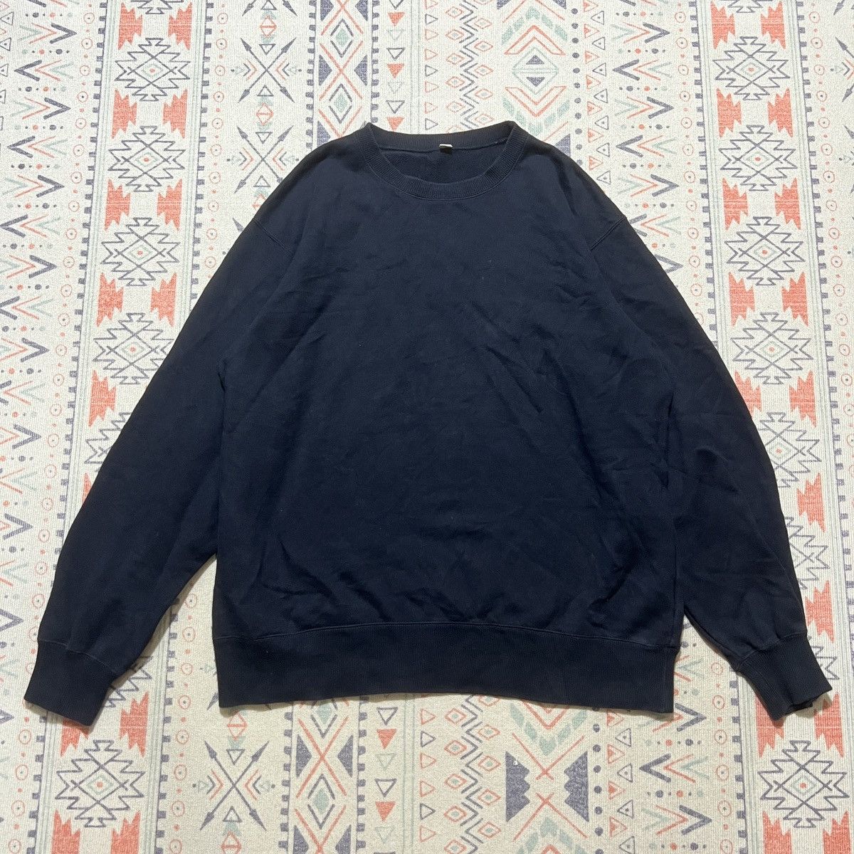 Japanese Brand × Other × Uniqlo Uniqlo Plain Sweatshirt Vintage Size US XL / EU 56 / 4 - 3 Thumbnail
