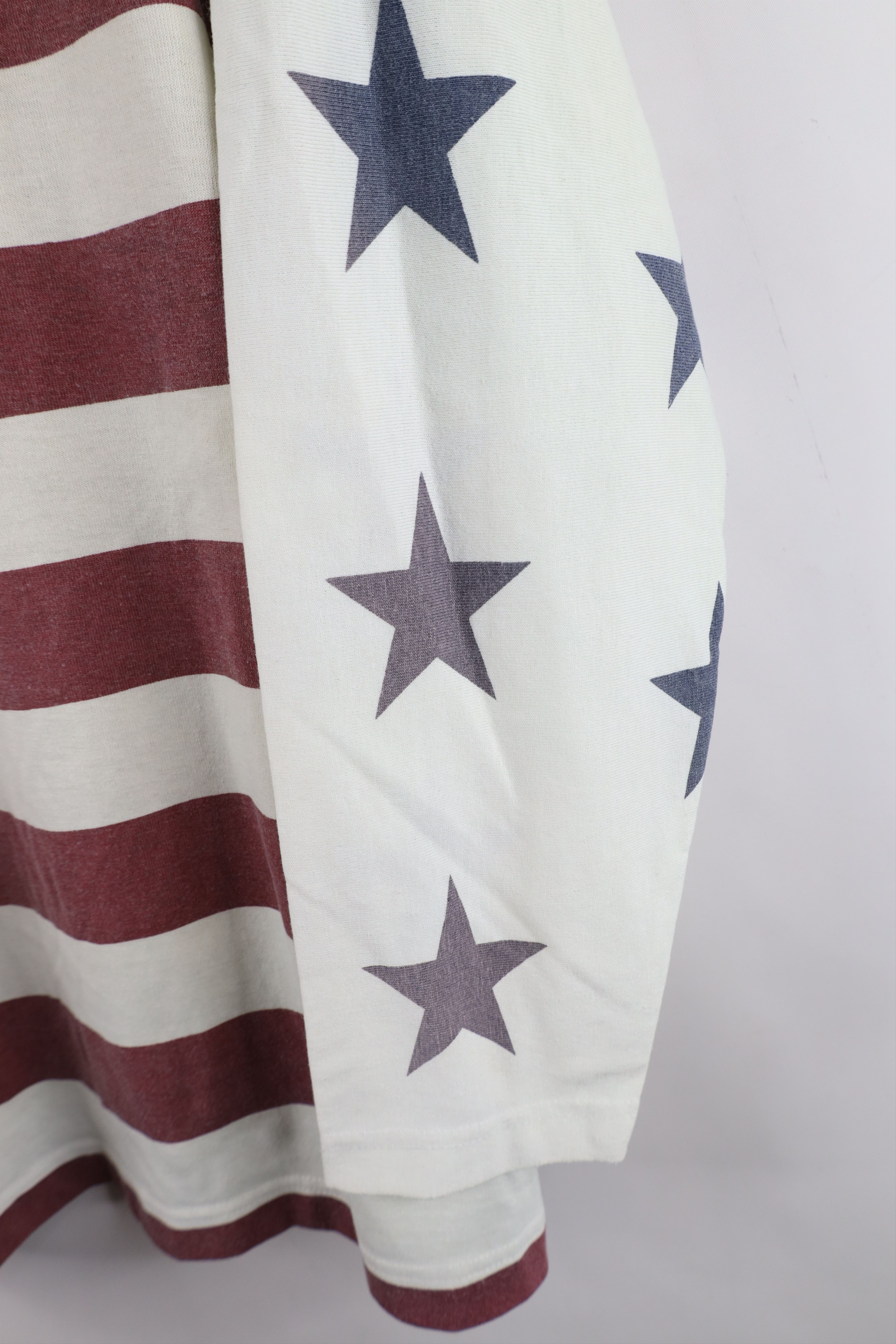 Vintage Vintage 90s Streetwear Flag Baggy Fit Long Sleeve T-Shirt Size US M / EU 48-50 / 2 - 4 Thumbnail