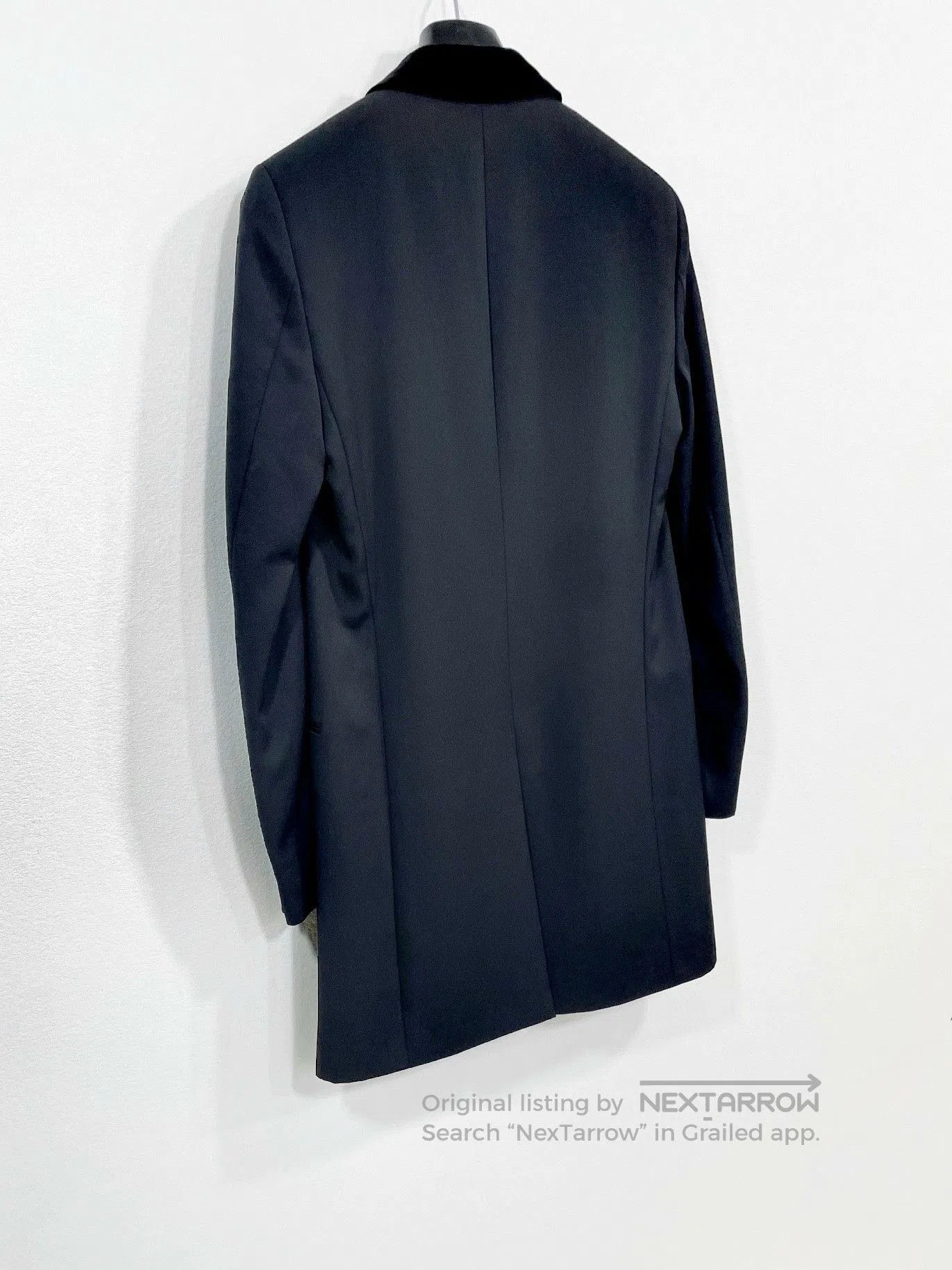 Saint Laurent Paris SAINT LAURENT Men's Black Wool Coat. Size US S / EU 44-46 / 1 - 6 Thumbnail