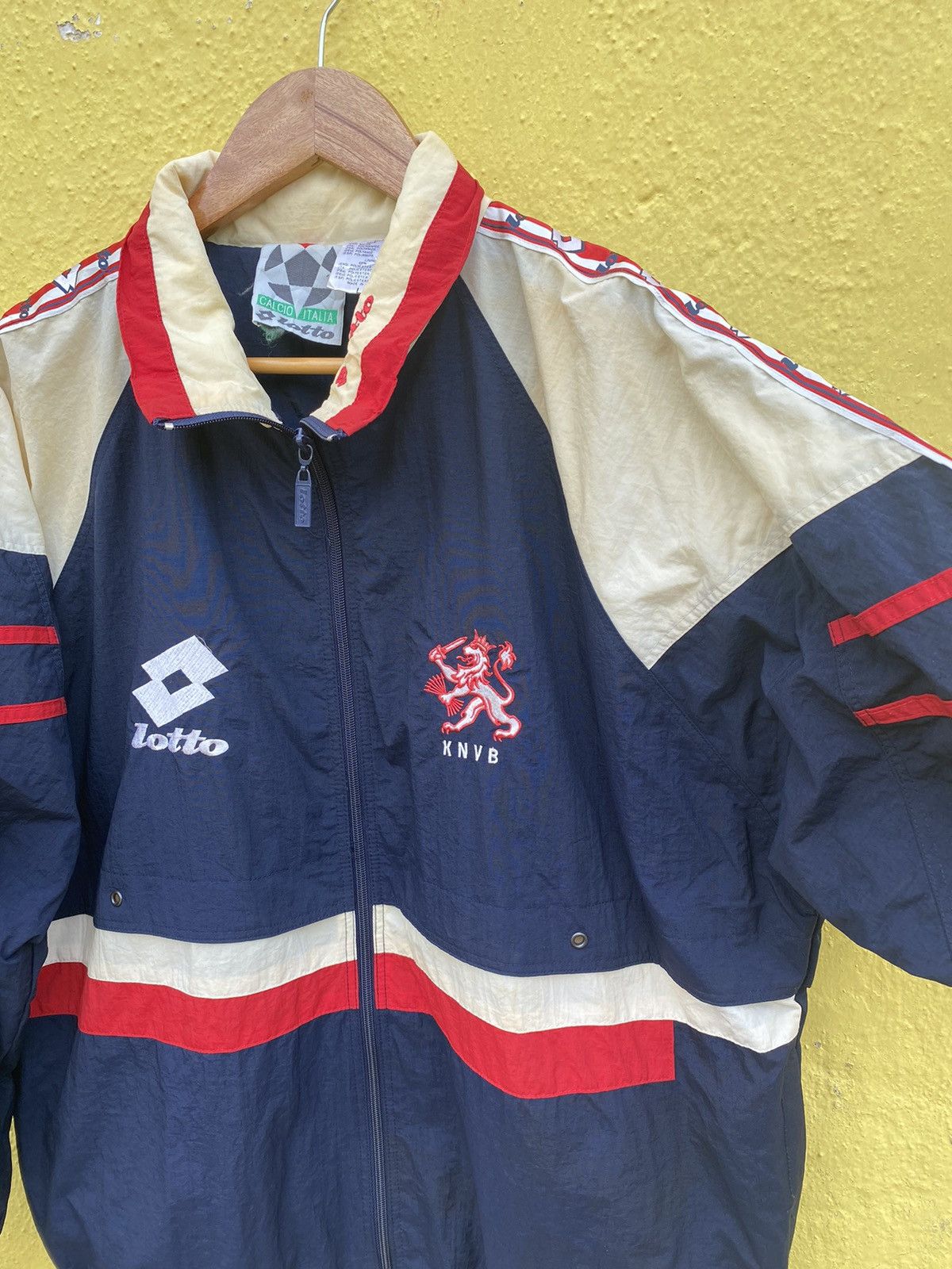 Lotto Sport Vintage 90s LOTTO KNVB NEDERLAND windbraker jacket Size US L / EU 52-54 / 3 - 12 Thumbnail