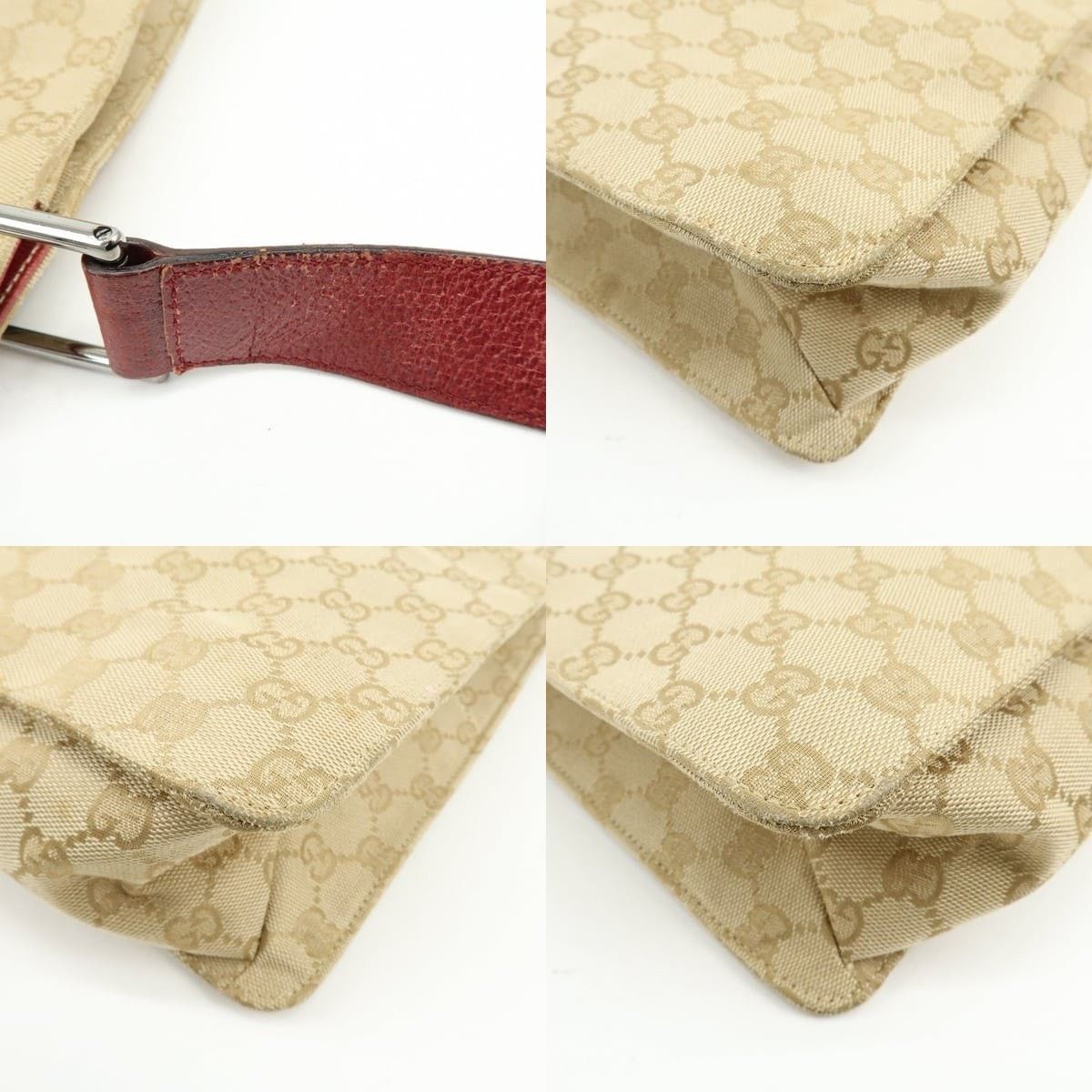 Gucci Gucci GG Canvas Crossbody Bag Beige Size ONE SIZE - 5 Thumbnail
