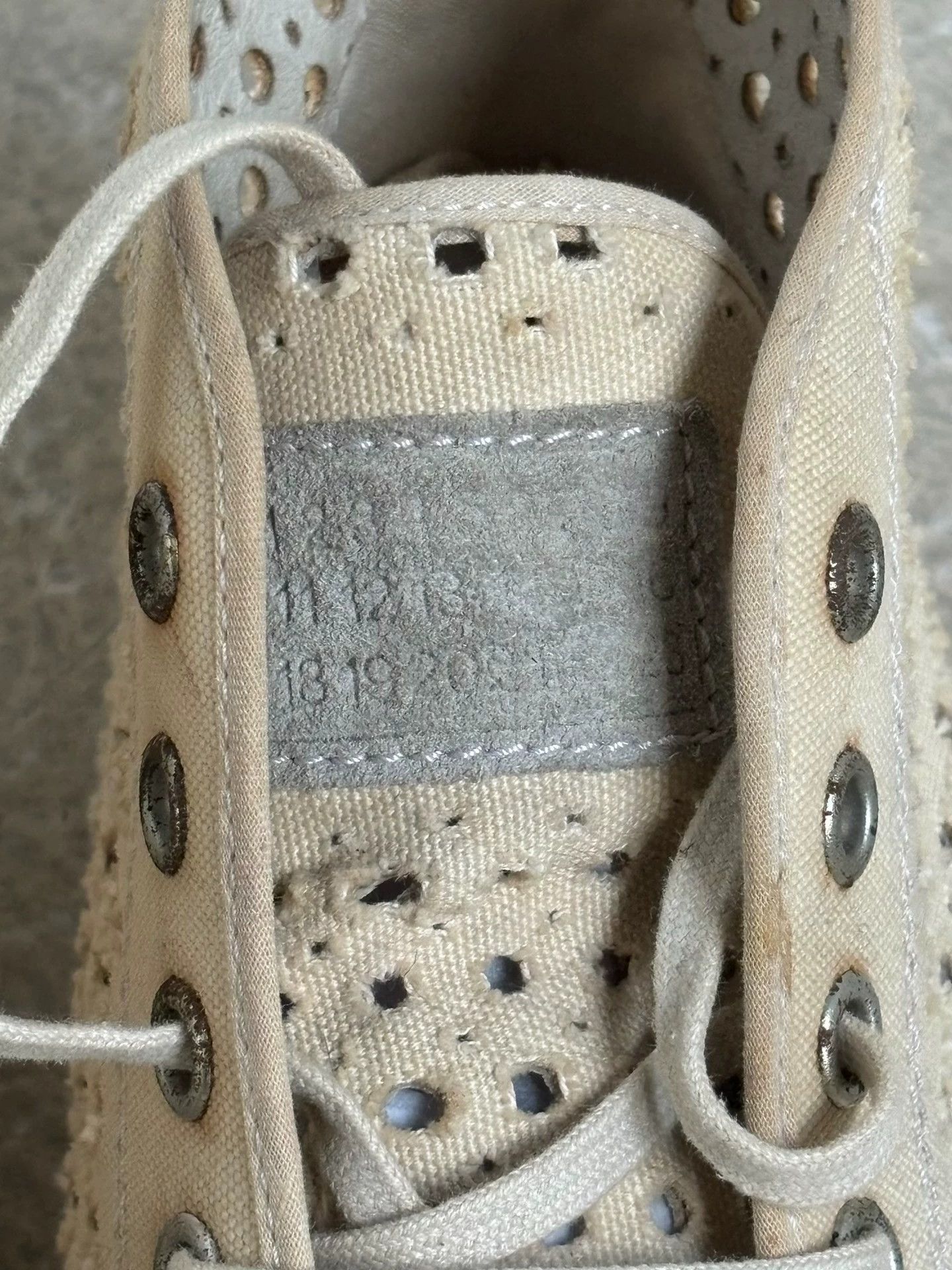 Maison Margiela Maison Margiela 00s Hand-Punched Canvas Sneaker 43 Size US 10 / EU 43 - 4 Thumbnail