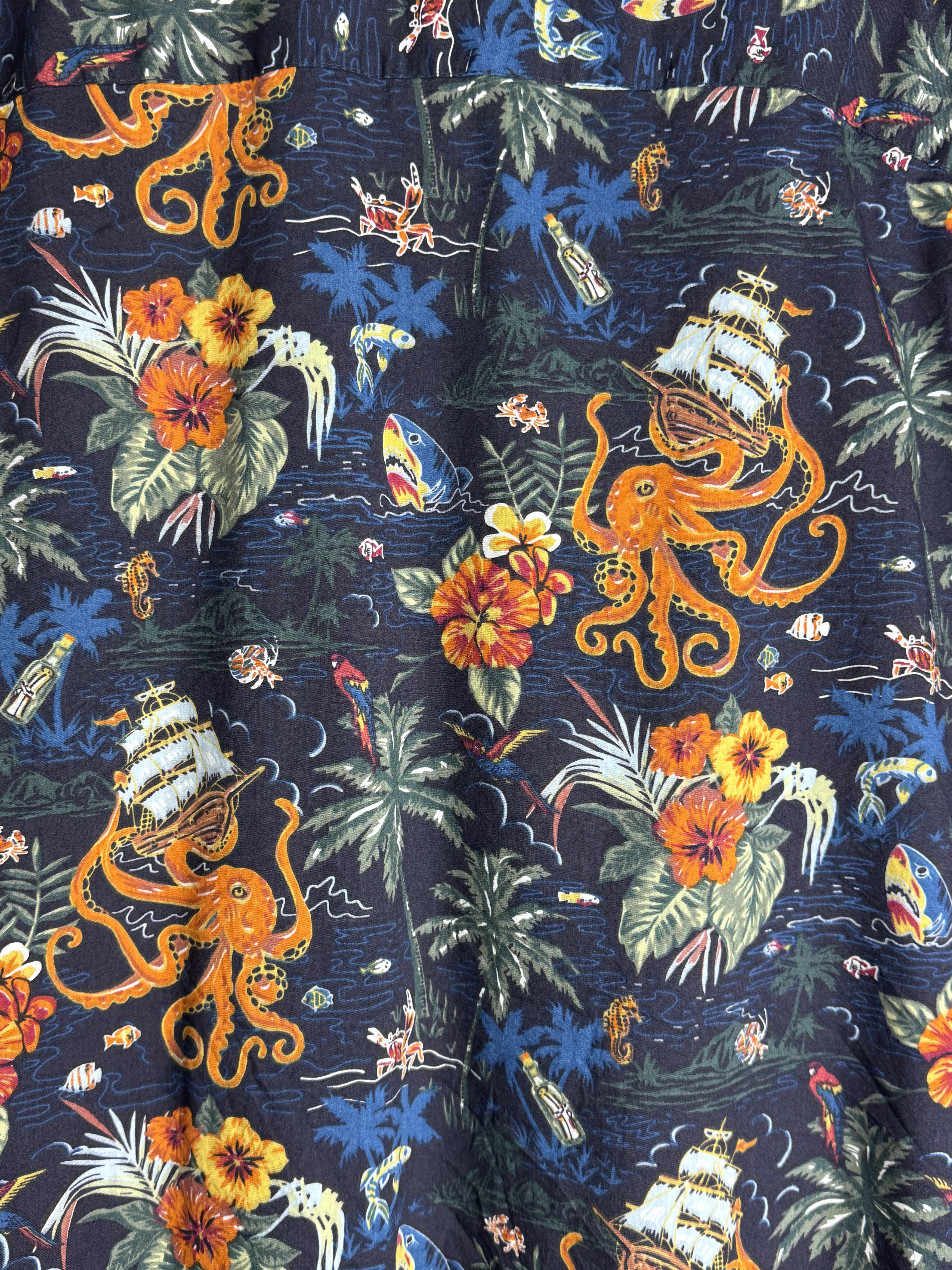 Other LIMITED EDITION men’s Hawaiian cotton button down shirt Size US XXL / EU 58 / 5 - 9 Thumbnail