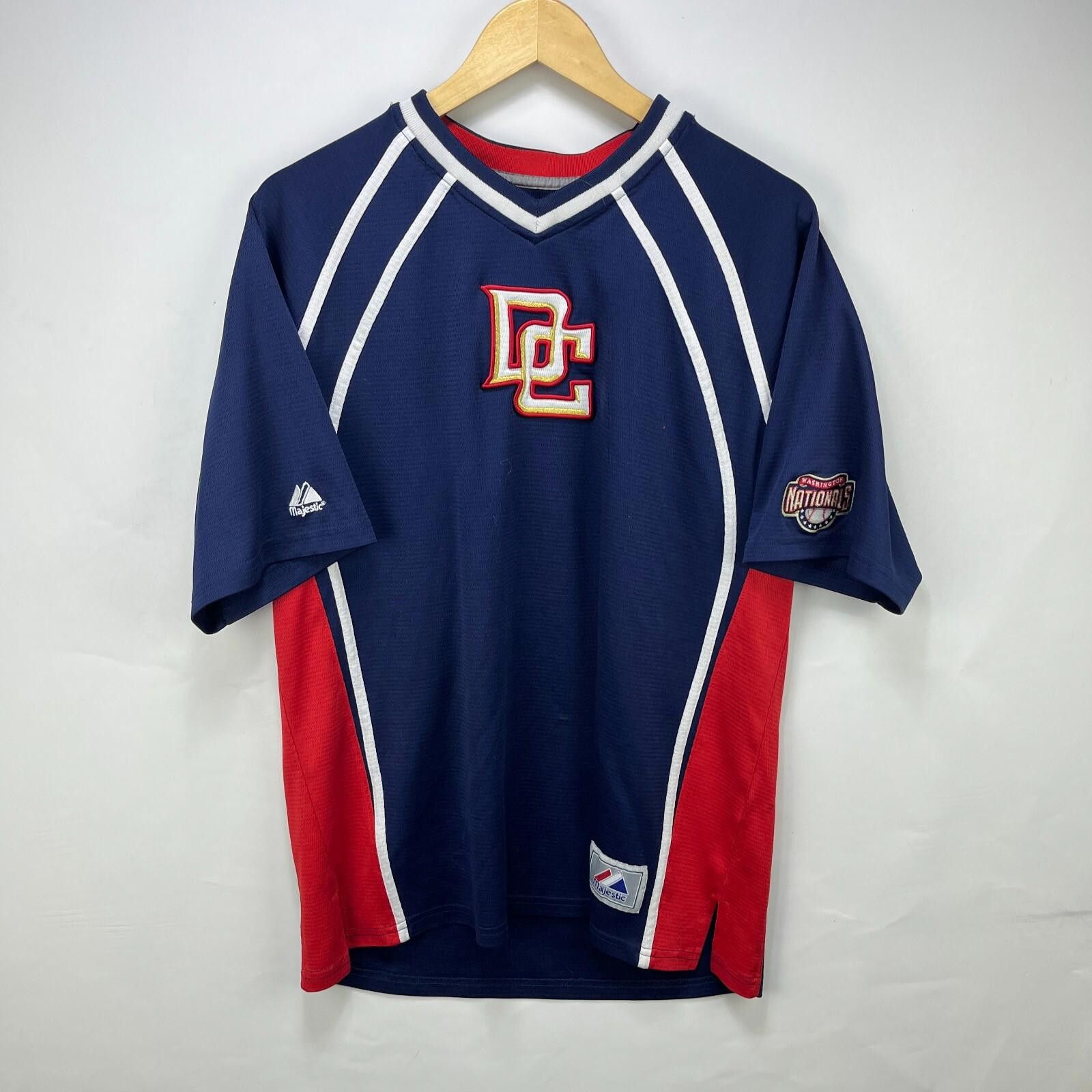 Majestic Vintage DC Washington Nationals MLB Majestic Shirt Large Size ONE SIZE - 1 Thumbnail