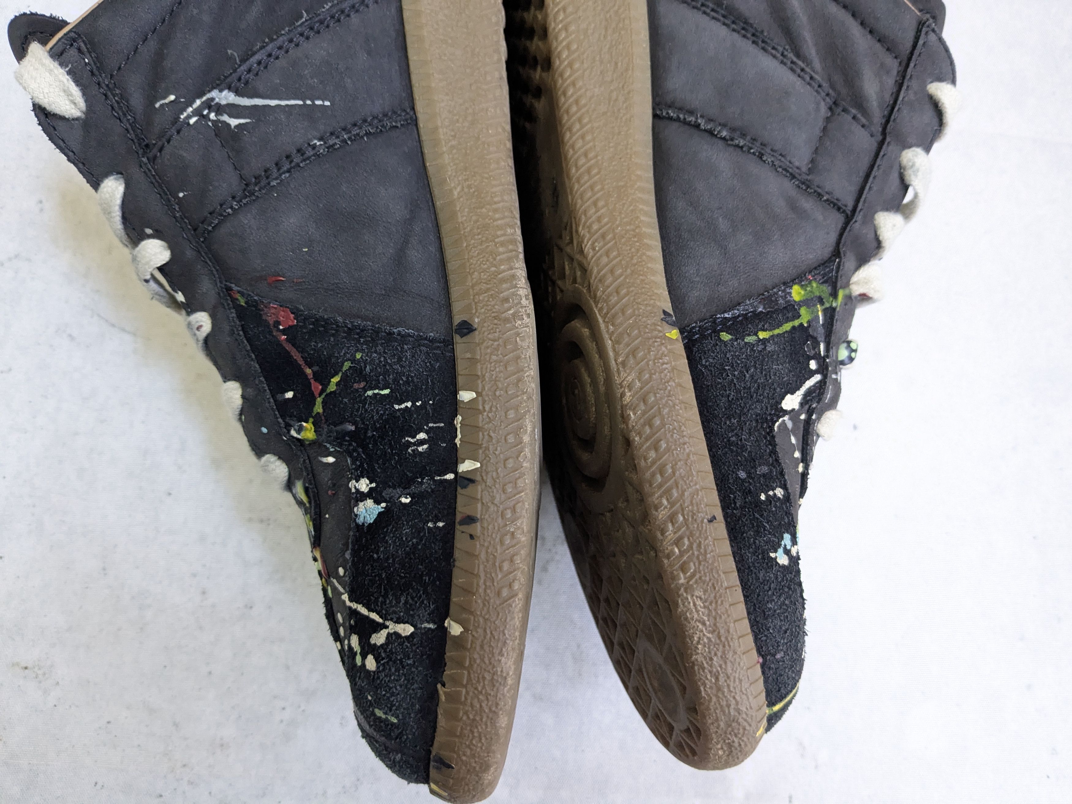 Maison Margiela Maison Margiela Replica GAT Paint Splatter Black 7 40 Low Size US 7 / EU 40 - 13 Thumbnail