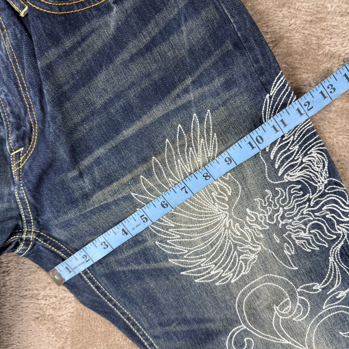 Eternal Vtg eternal jeans embroidered leg dragon art style Size US 32 / EU 48 - 16 Thumbnail