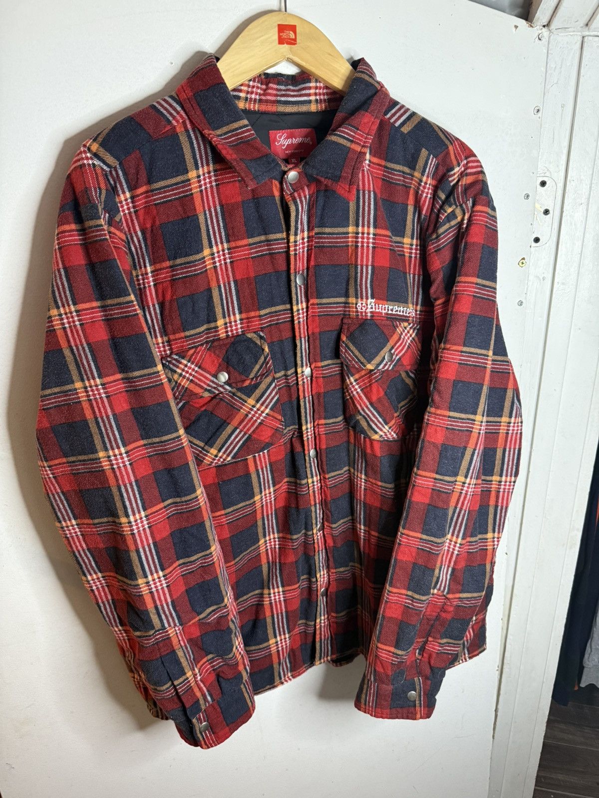 Supreme x Independent Co. Plaid Flannel Shirt XL Men's Rare
