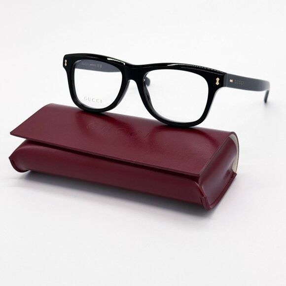 Gucci NEW GUCCI EYEGLASSES BLACK UNISEX EYEWEAR GUCCI GG1526O 005 Size ONE SIZE - 1 Thumbnail