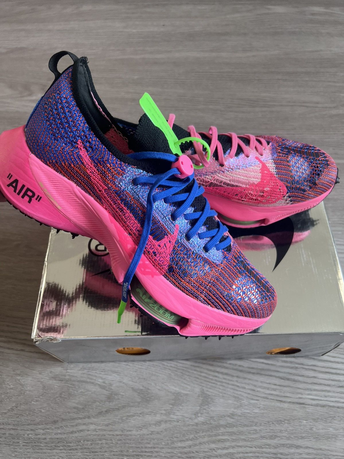 Nike X Off-White Running Shoes in Pink, Men's (Size 10.5)