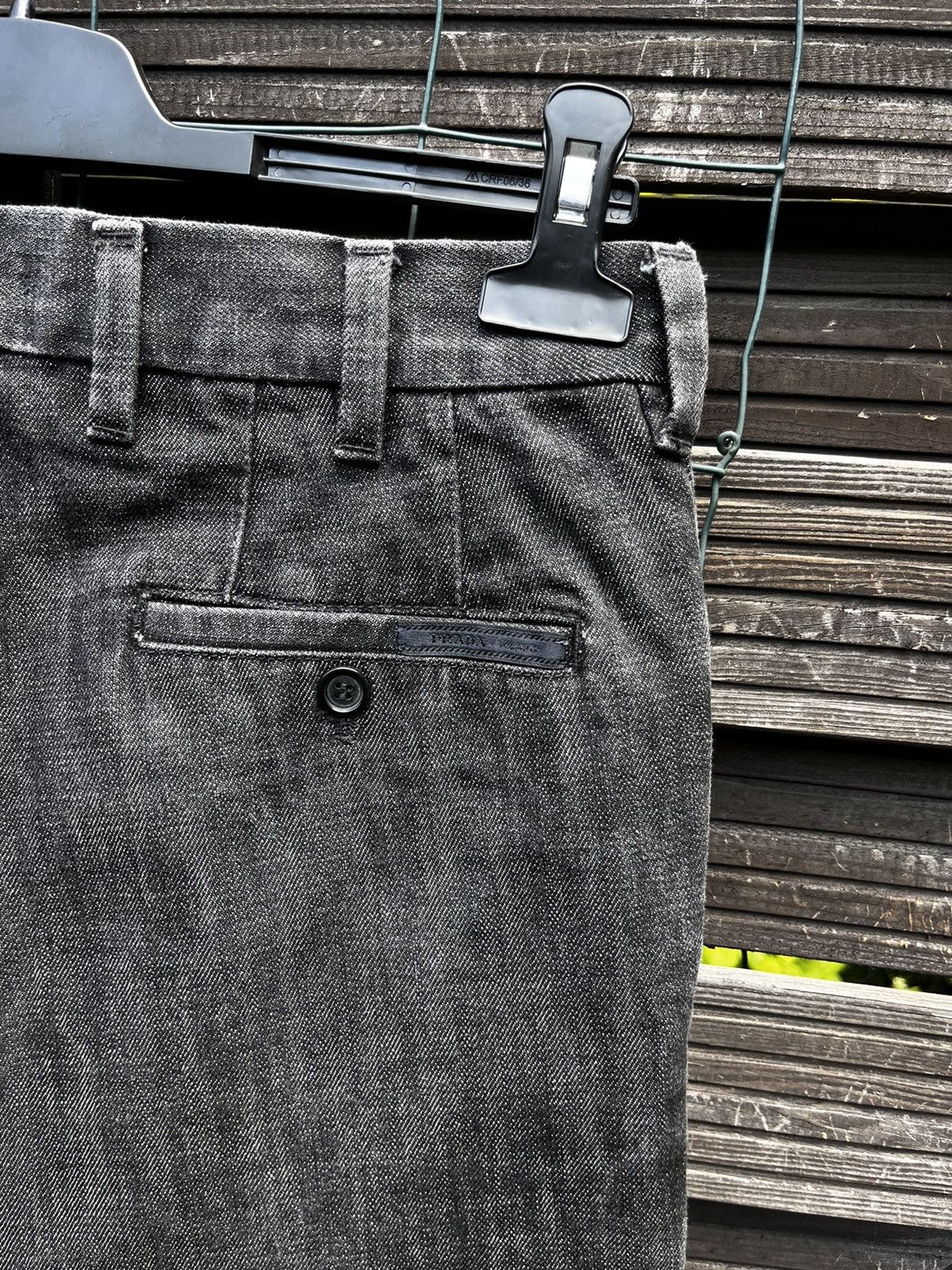 Prada 🔴 PRADA 2012 BLACK TAB LUXURY DENIM STREETWEAR Y2K JEANS Size US 29 - 1 Thumbnail