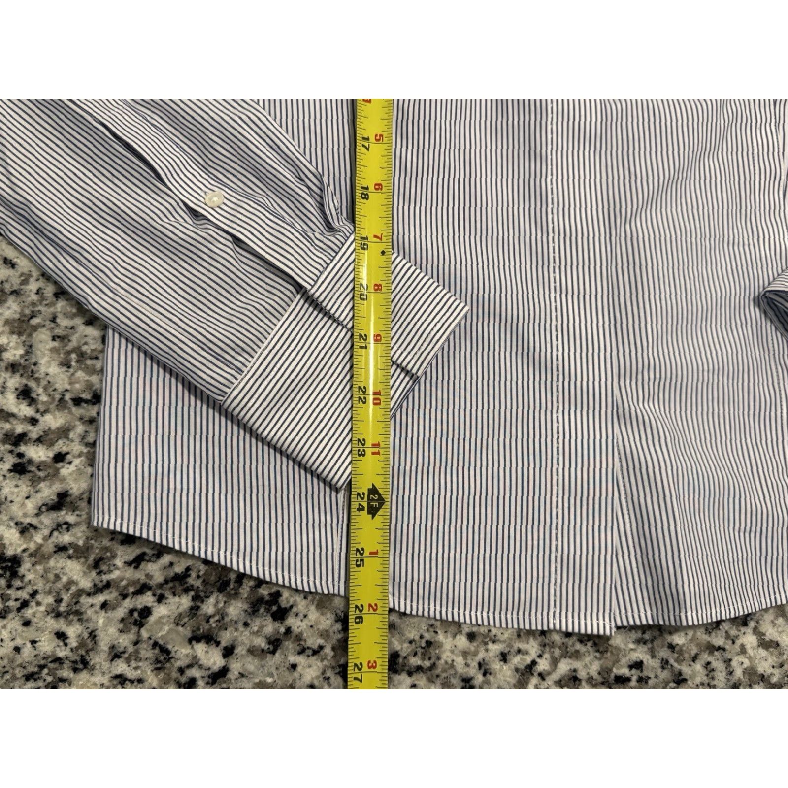 Alexander McQueen Alexander McQueen Button Down Shirt LS Big Collar Multicolor Blue Striped 46 US 12 Womens Size XL / US 12-14 / IT 48-50 - 5 Thumbnail