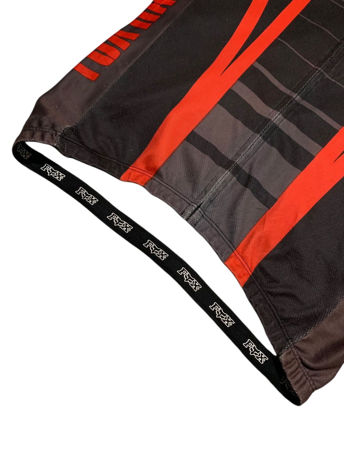 Fox Racing Vintage Worn Fox Racing moto jersey zip up Size US L / EU 52-54 / 3 - 3 Thumbnail