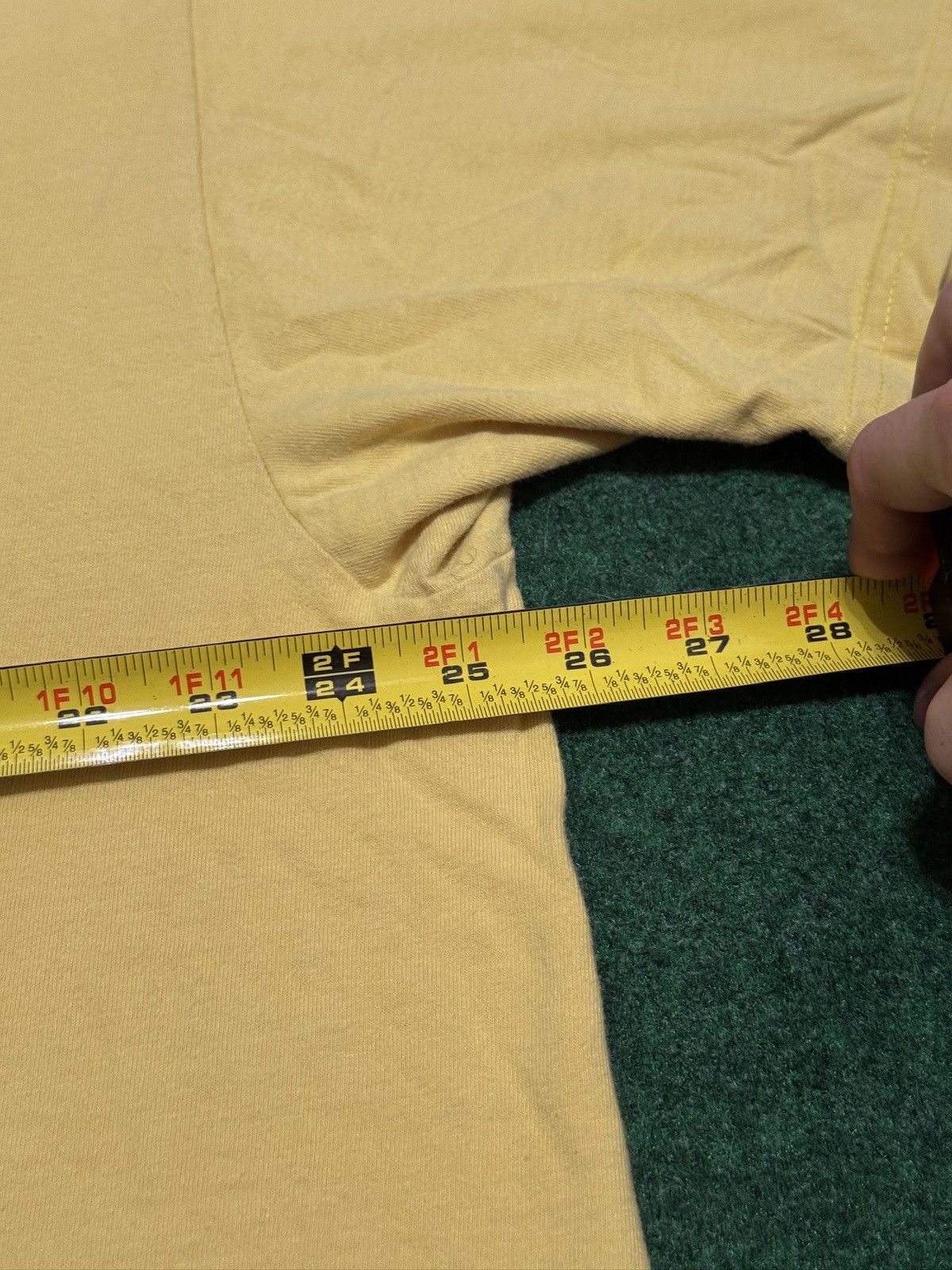 Polo Ralph Lauren Vintage Polo Sport Ralph Lauren Relaxed Boxy Yellow T Shirt Size US XL / EU 56 / 4 - 5 Thumbnail