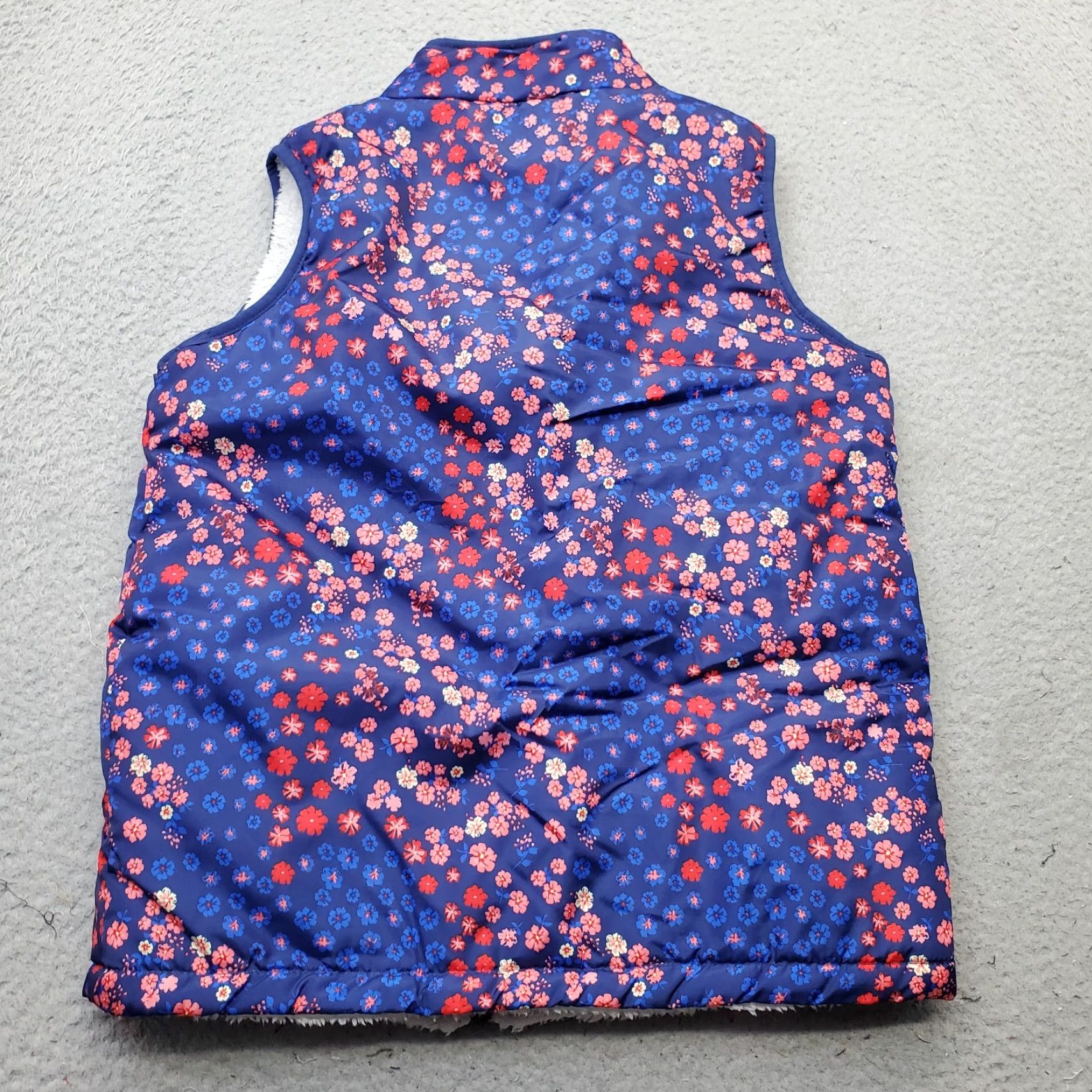 Buffalo David Bitton Buffalo David Bitton Reversible Vest Womens L Multicolor Floral Sherpa Lined Zip Up Vest Size L / US 10 / IT 46 - 2 Thumbnail